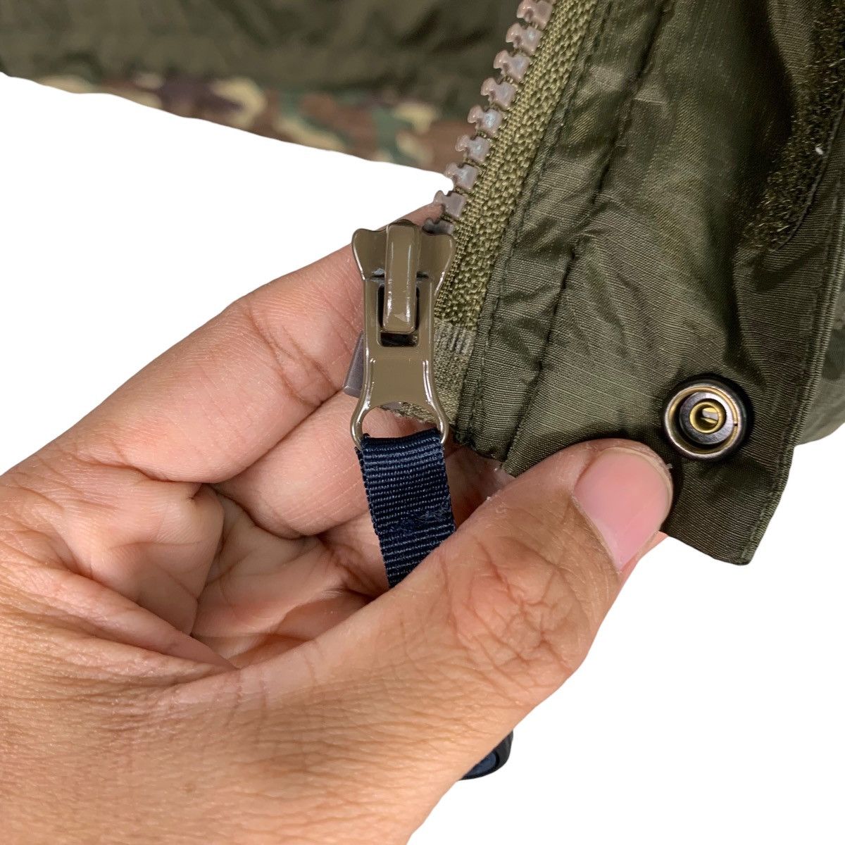 Japanese Brand STONEHEAD Colorblock Camo Lined Hoodie Jacket #0900-C40 Size US M / EU 48-50 / 2 - 17 Thumbnail
