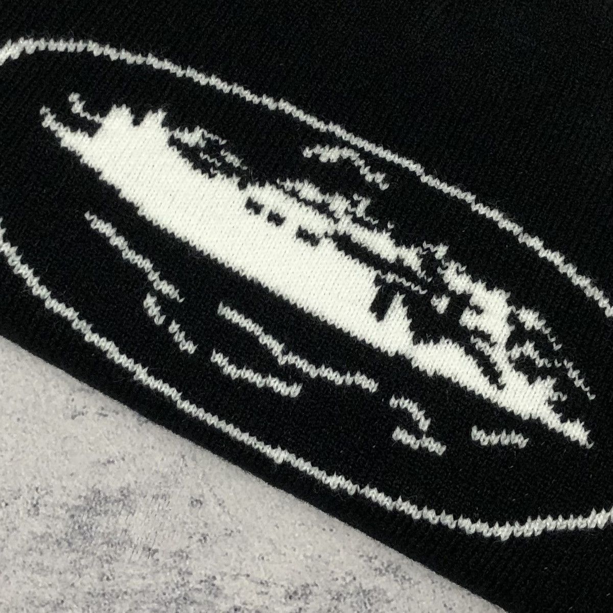 Corteiz Y2K Corteiz Alcatraz Graphic Beanie Black Hat gorpcore Size ONE SIZE - 2 Thumbnail