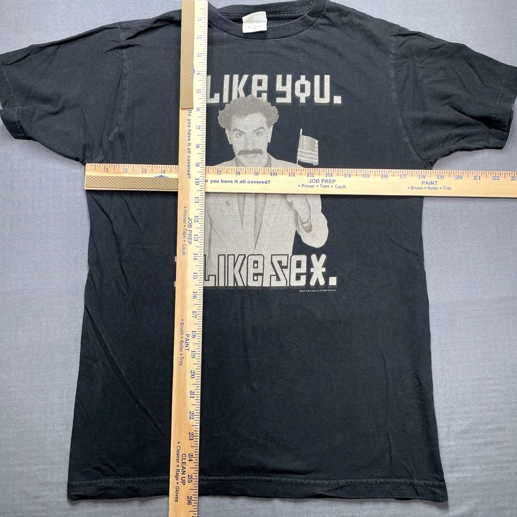 Etro VINTAGE Borat Movie Promo Shirt Medium Y2K 2006 Retro Fox Black Men’s Size US M / EU 48-50 / 2 - 5 Thumbnail