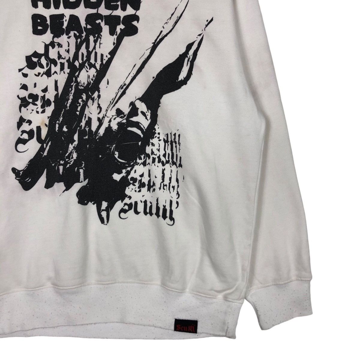 Japanese Brand Hidden Beast Scum Streetwear Sweatshirt Large Size US L / EU 52-54 / 3 - 4 Thumbnail