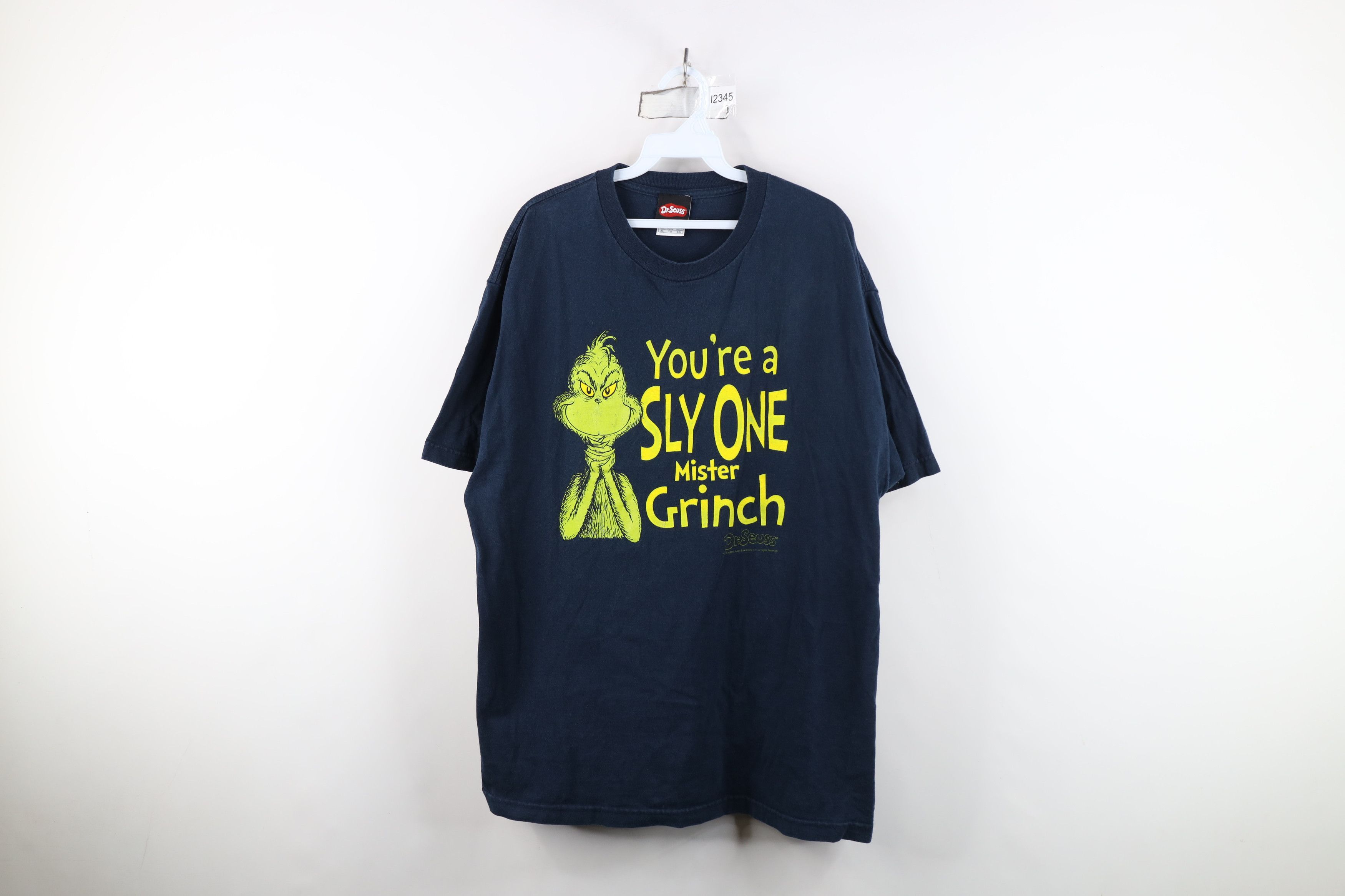 Vintage Vintage Y2K Dr Seuss Christmas Grinch Short Sleeve T-Shirt Size US XL / EU 56 / 4 - 1 Thumbnail