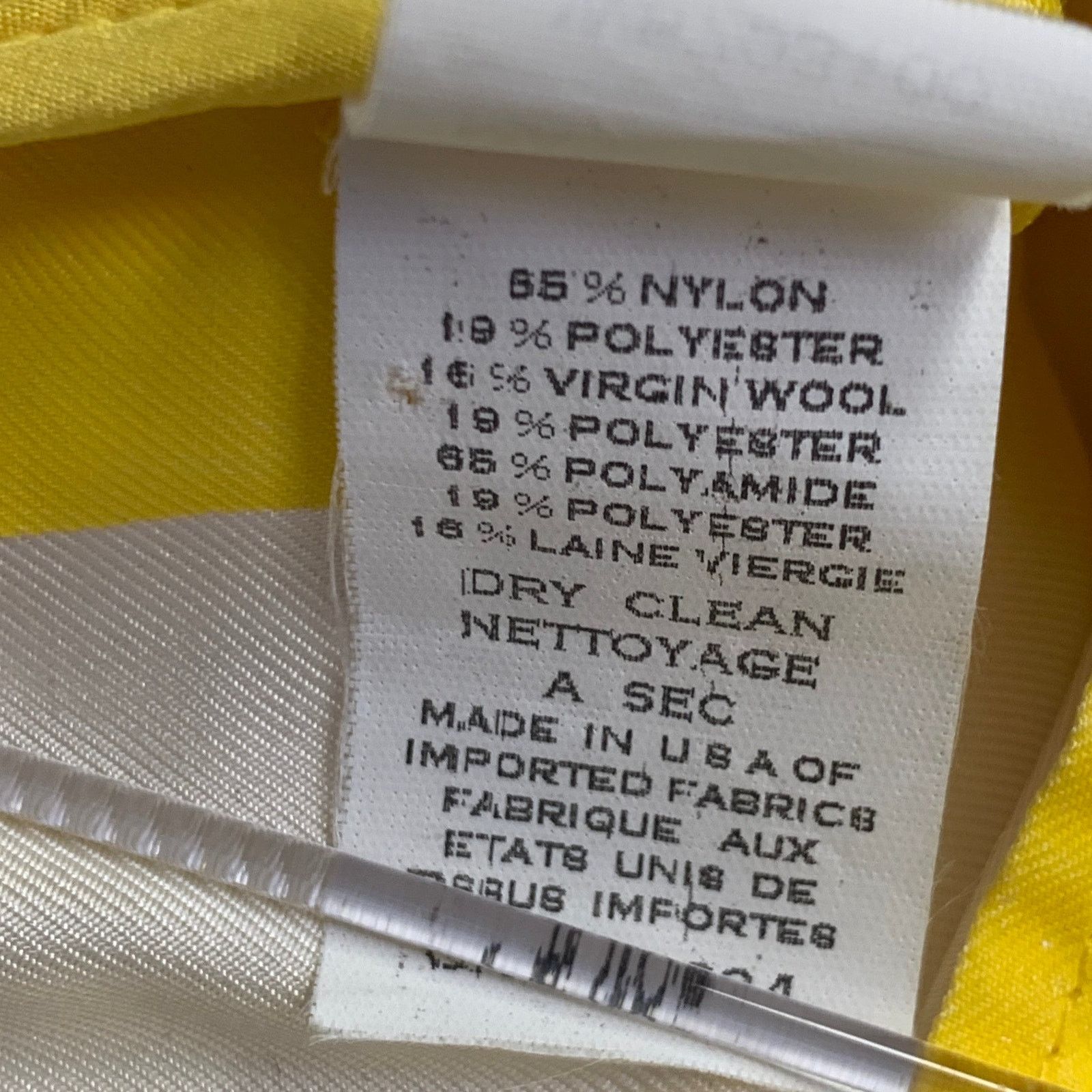 Marc Jacobs Size 2 Yellow White Boucle Stripe Two Pockets Mini Skirt Size 26" / US 2 / IT 38 - 7 Thumbnail