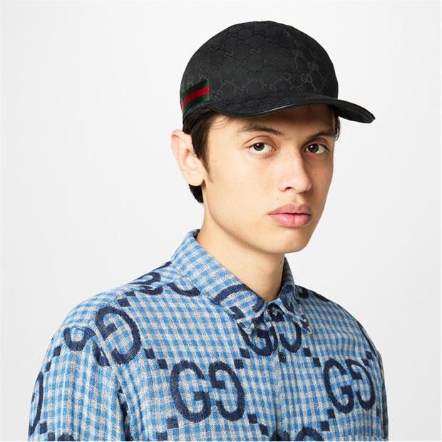 Gucci GUCCI Men'S Gg Monogram Canvas Cap Size ONE SIZE - 2 Thumbnail