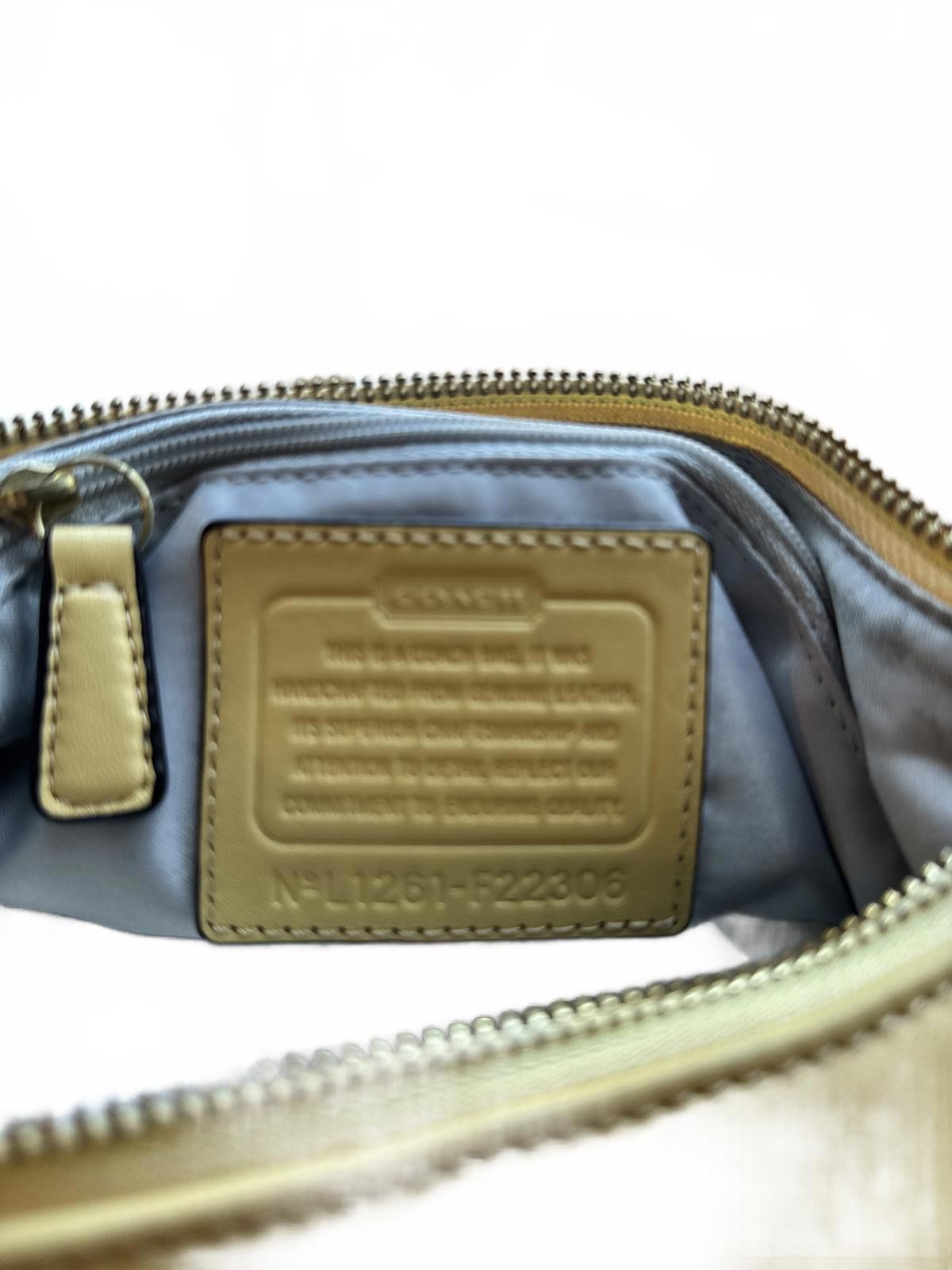 Coach Coach Yellow Leather Shoulder Bag Size ONE SIZE - 7 Thumbnail
