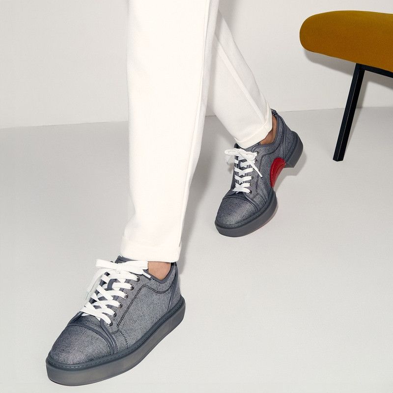 Christian Louboutin os11x0526 Adolon Junior Sneakers in Smoky Size US 12 / EU 45 - 3 Thumbnail