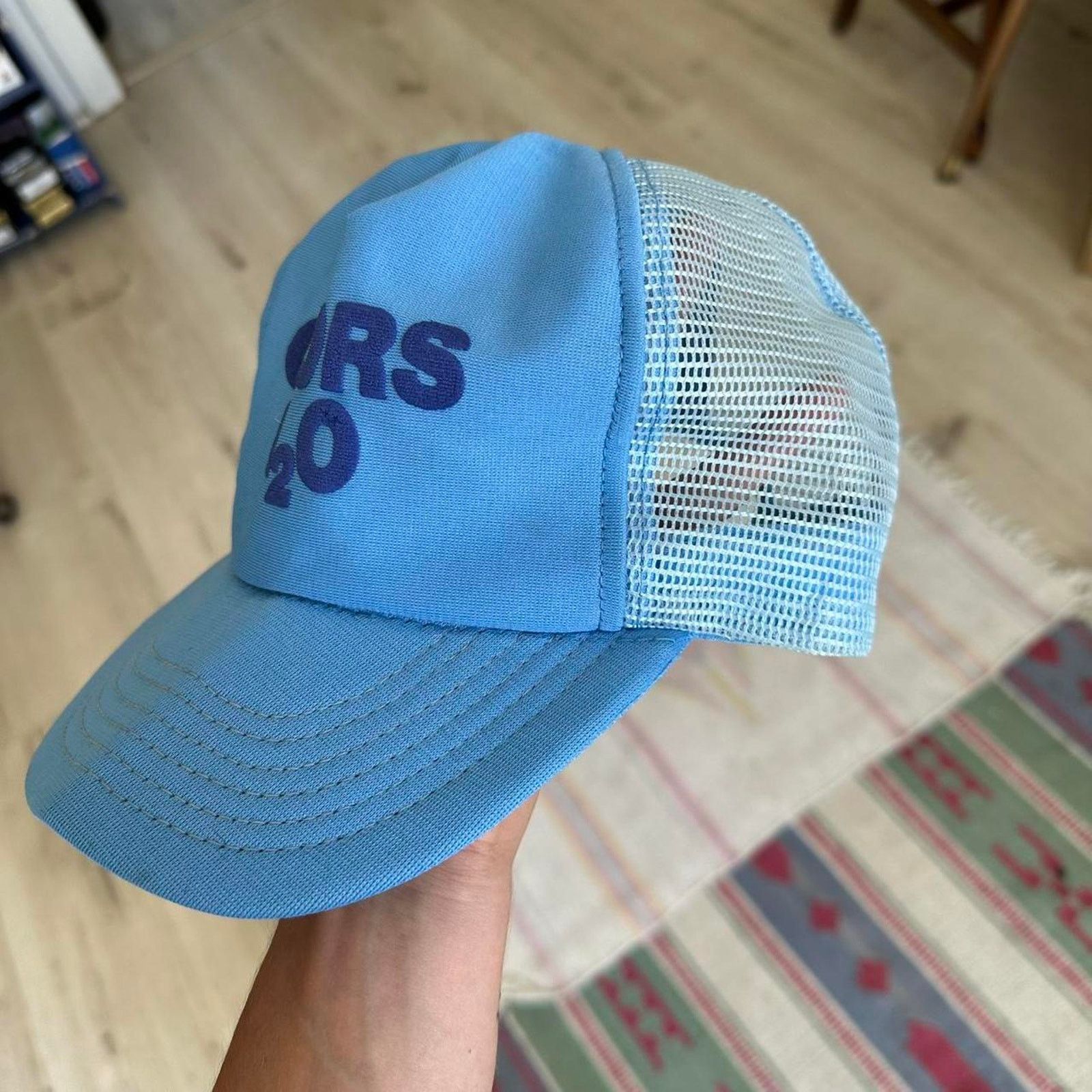 Vintage Rare 70s 80s Thrashed Mesh Coors H2O Beer Trucker Hat Cap Size ONE SIZE - 5 Thumbnail