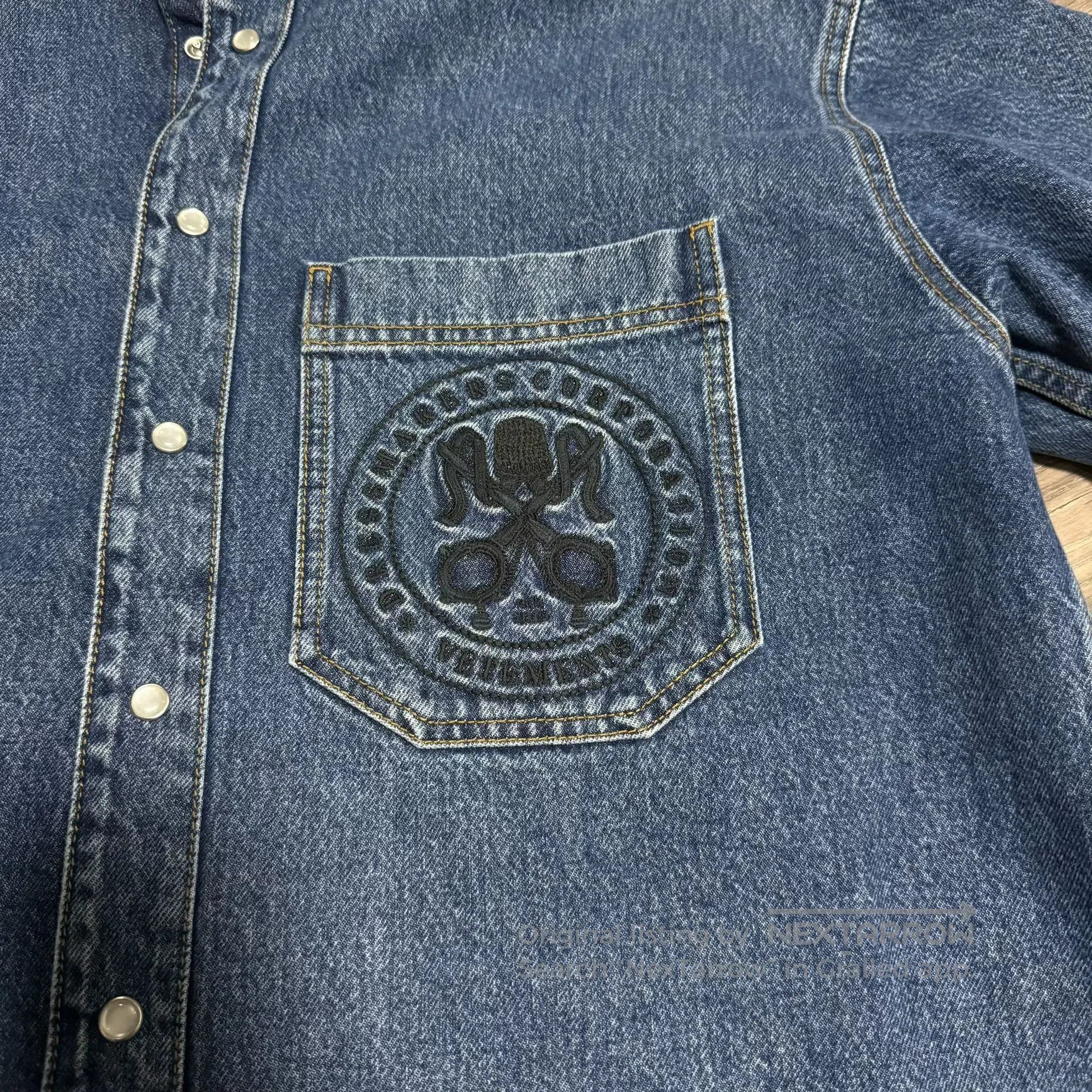 Vetements VETEMENTS Denim Shirt Jacket XS. Size US XS / EU 42 / 0 - 2 Thumbnail