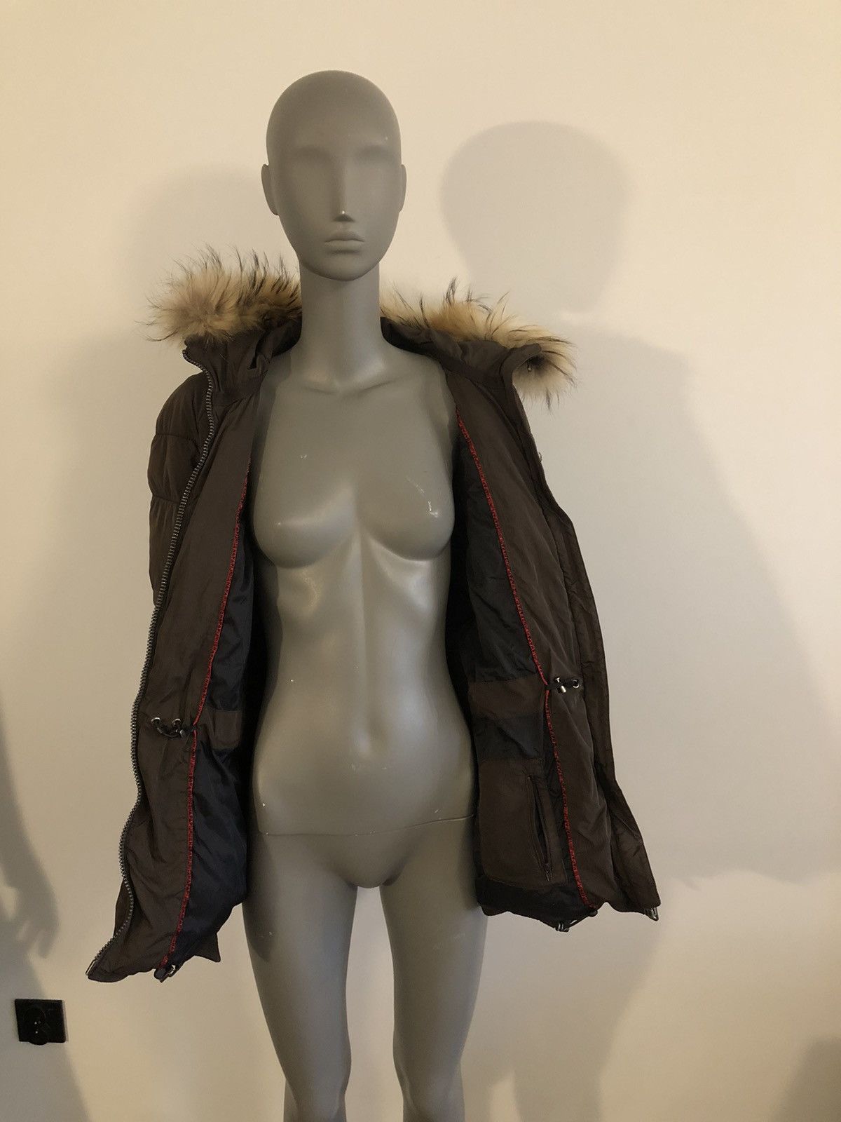 Napapijri Parka Damska Brązowa Rozmiar XL