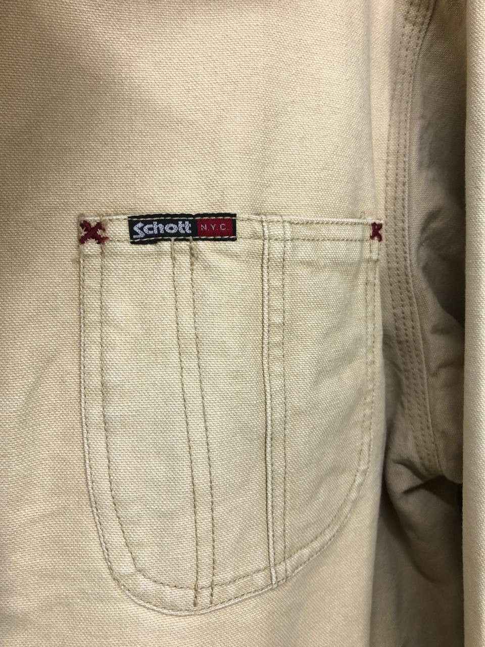 Schott Schott mens beige jacket Medium Size US M / EU 48-50 / 2 - 3 Thumbnail
