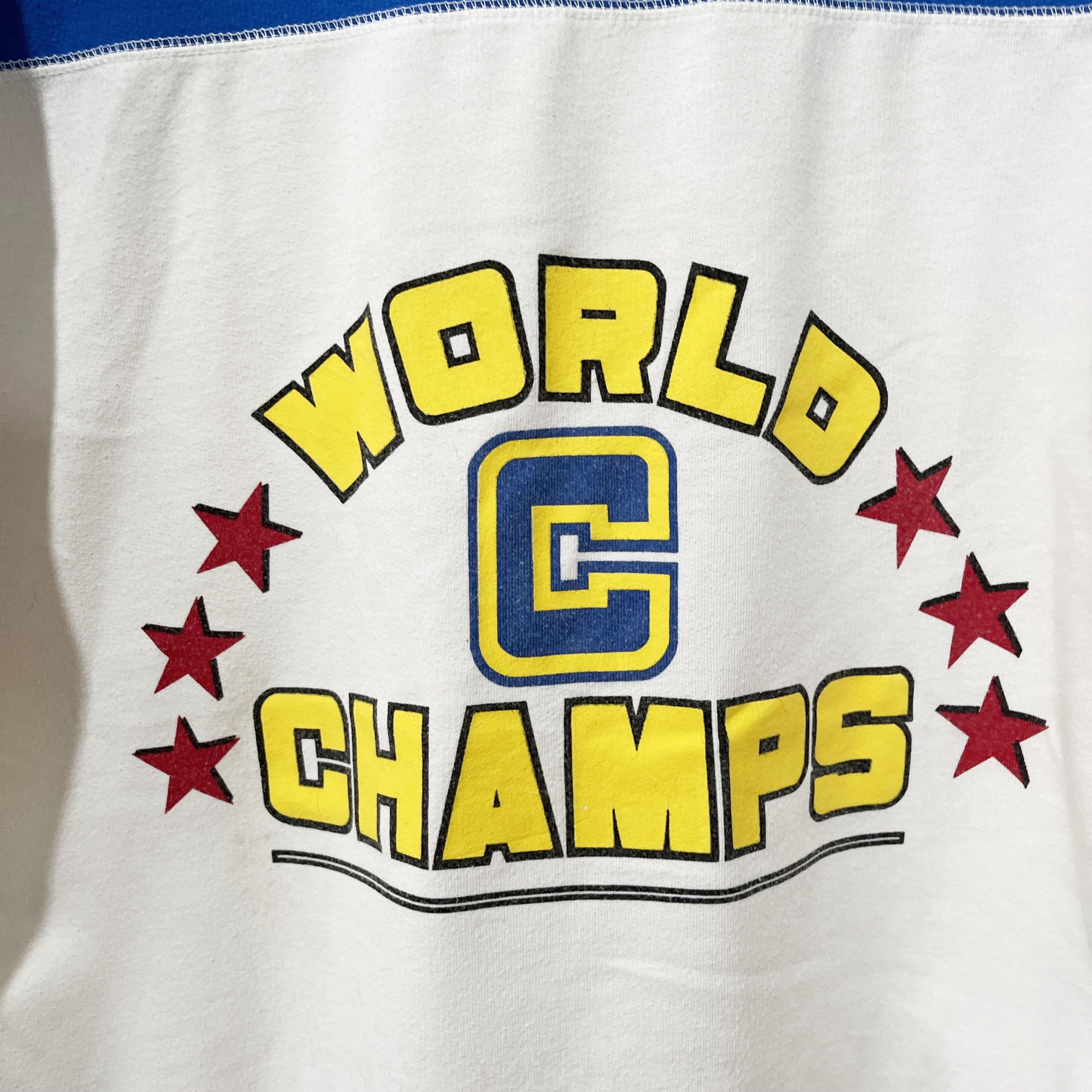 Vintage Vintage 90s World Champs Varsity T-Shirt Size US L / EU 52-54 / 3 - 2 Thumbnail