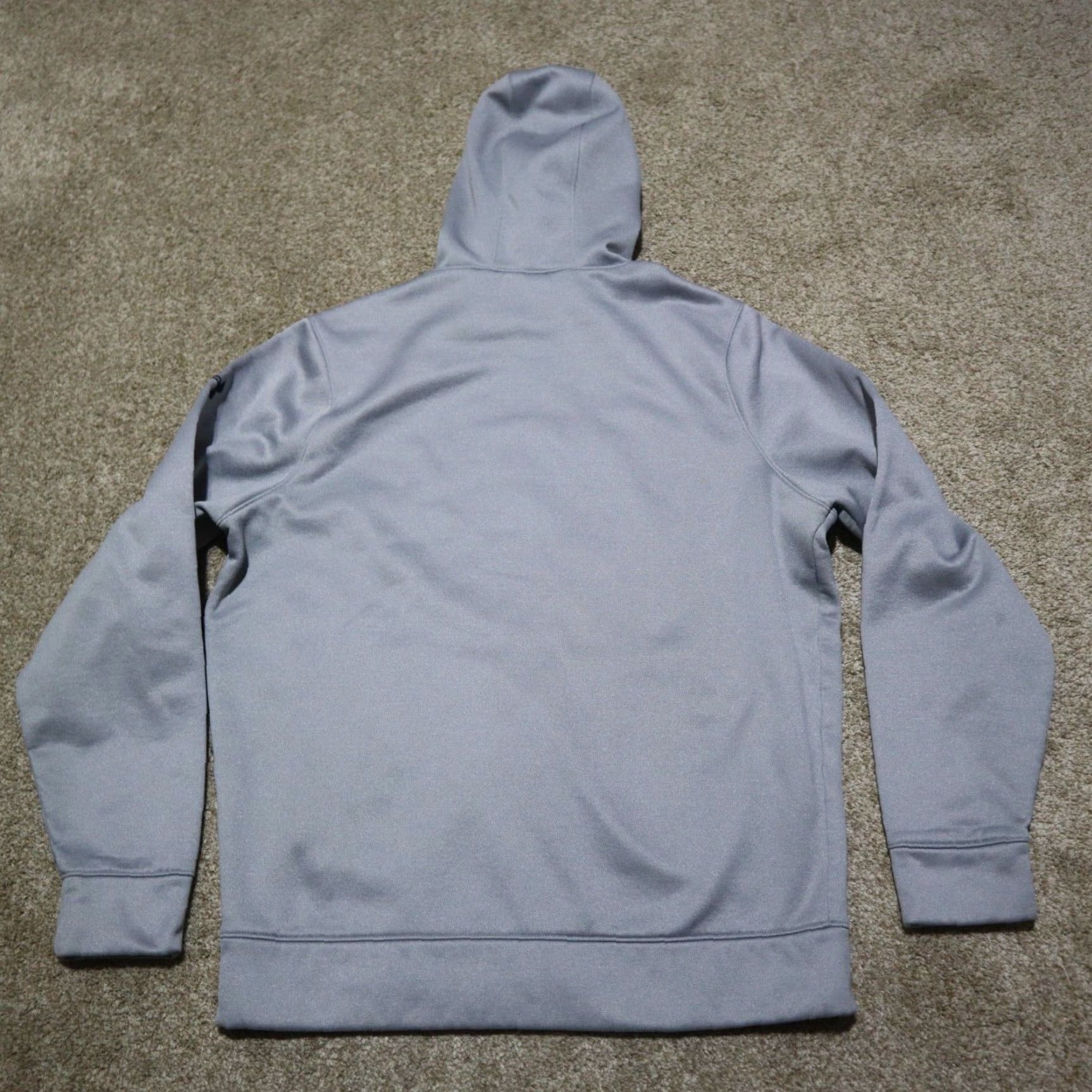 Under Armour Under Armour Opaque Solid Gray Pullover Hoodie High Neck Coldgear Adult Men's M Medium Hoodie Mens Size US M / EU 48-50 / 2 - 7 Thumbnail