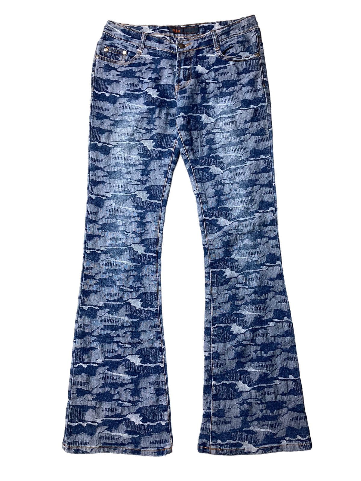 Hysteric Glamour × Japanese Brand × Tornado Mart SJX Flared Unique Jeans Japanese Brand Size 28" / US 6 / IT 42 - 1 Thumbnail