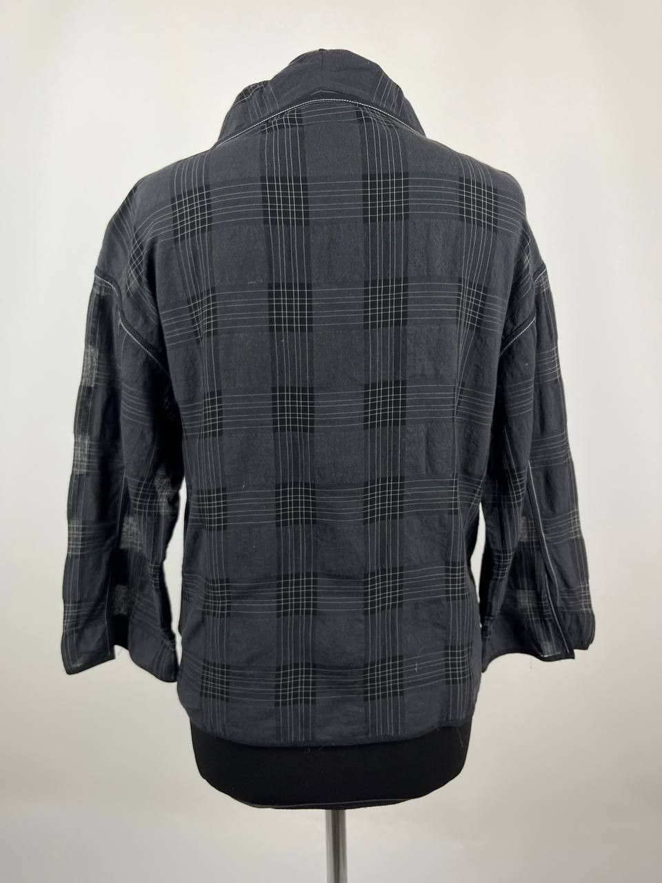 Annette Gortz Annette Görtz Plaid Blazer Avant Garde Hook Fastening Size XS / US 0-2 / IT 36-38 - 3 Thumbnail
