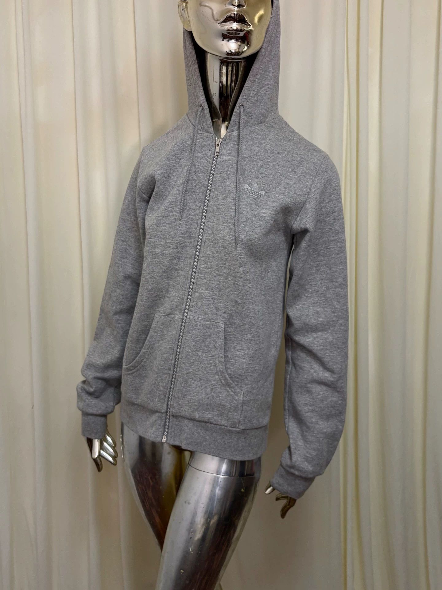 Adidas Jeremy Scott x Adidas Wings Gray Zip-Up Hoodie Size XS / US 0-2 / IT 36-38 - 5 Thumbnail