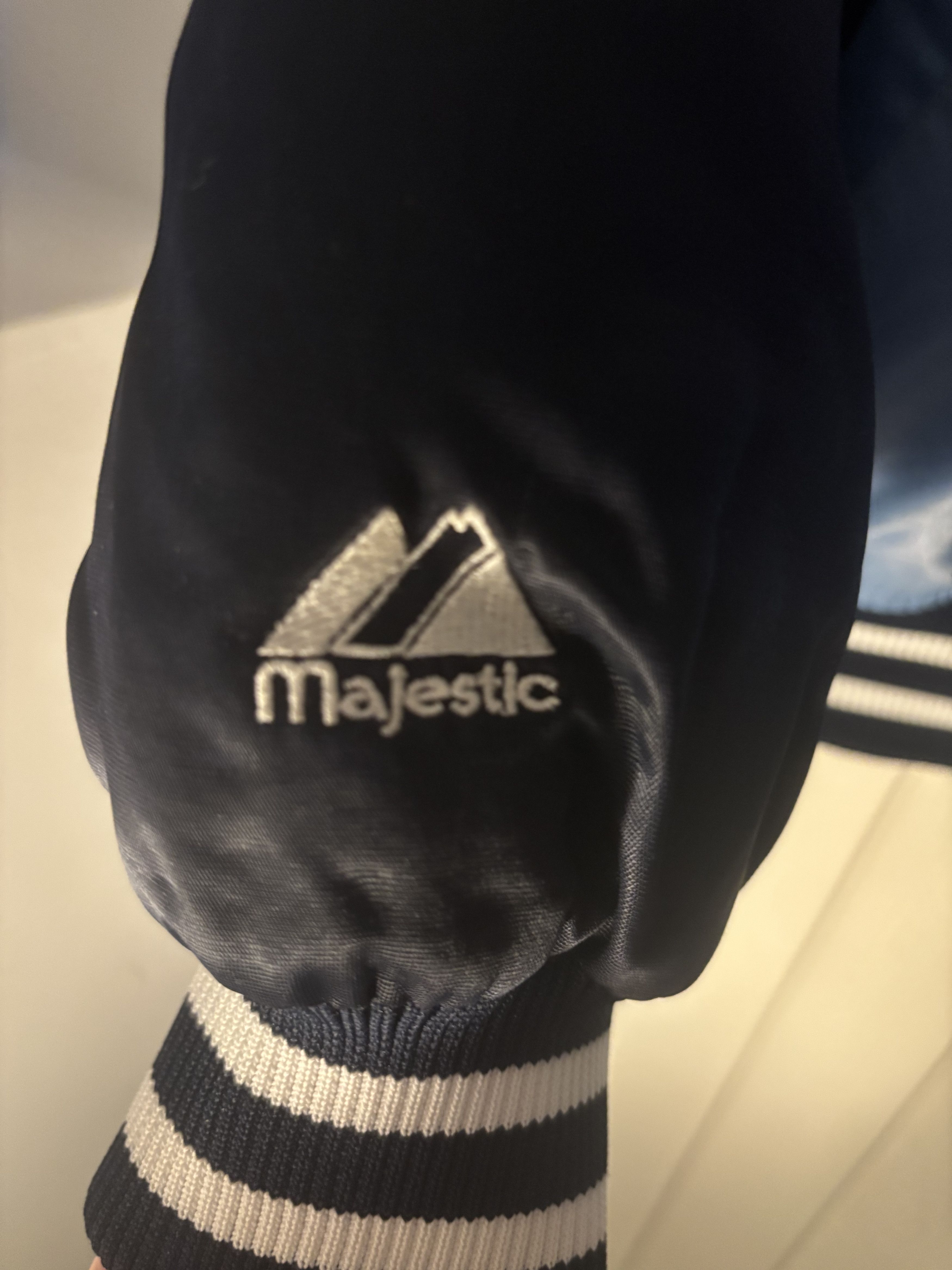 Majestic × Vintage Vintage 90’s Majestic New York Yankees Bomber Jacket Size US M / EU 48-50 / 2 - 4 Thumbnail