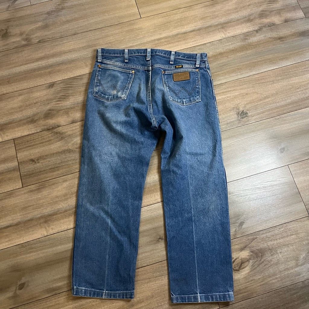 Wrangler Vintage Wrangler Light Wash Denim Jeans Men 36 Size US 36 / EU 52 - 7 Thumbnail