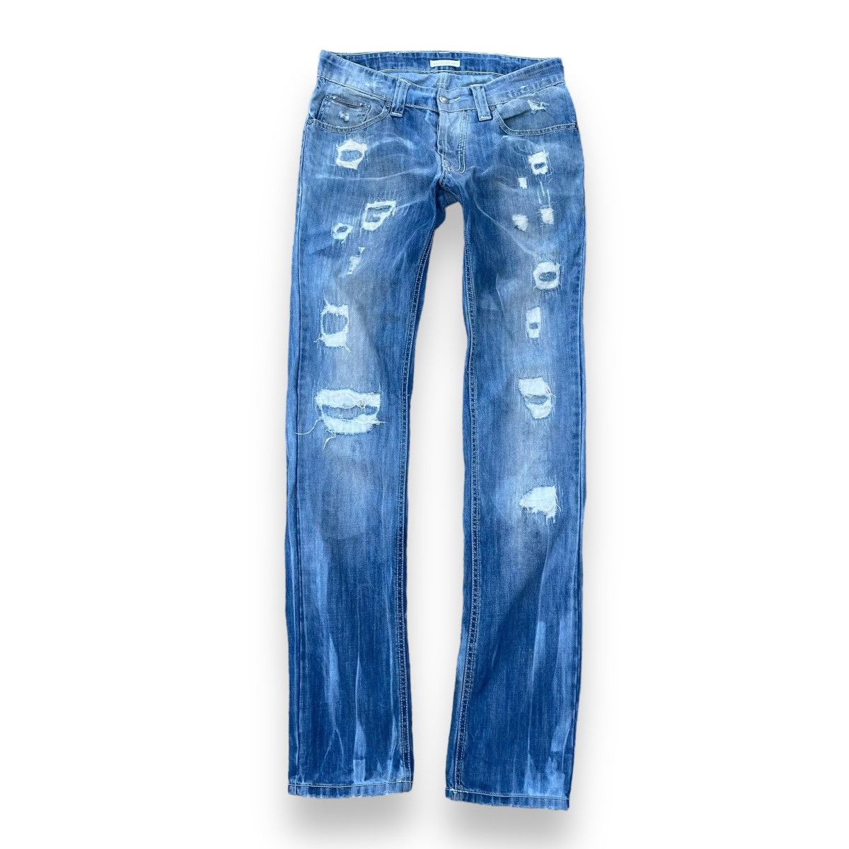 20471120 × Absolut Joy × Beauty Beast 🇯🇵 ABSOLUT JOY DISTRESSED LGB IFSIXWASNINE DENIM PANTS Size US 30 / EU 46 - 1 Thumbnail