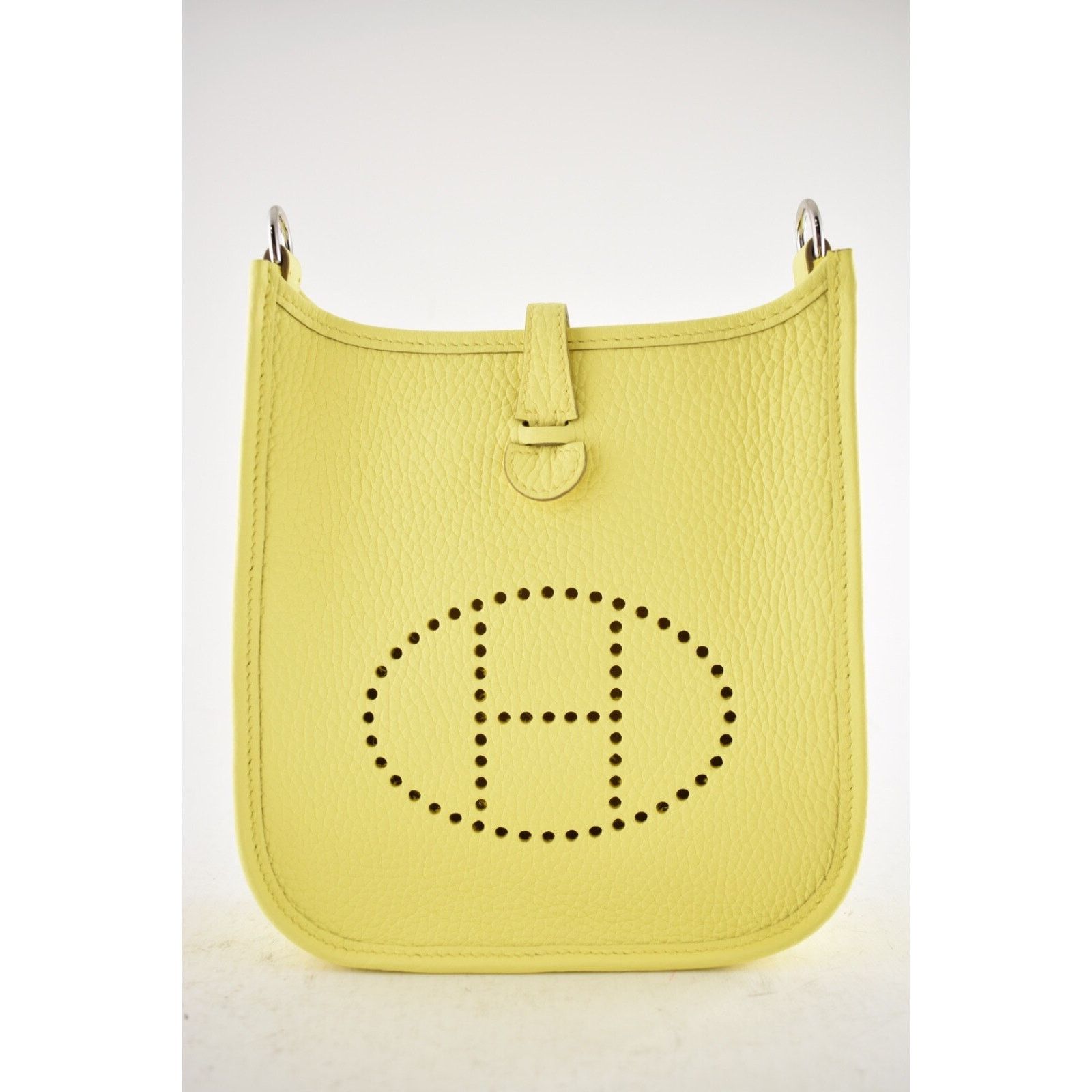Hermes Hermes Mini Limoncello Yellow Leather Crossbody Shoulder Bag Size ONE SIZE - 2 Thumbnail