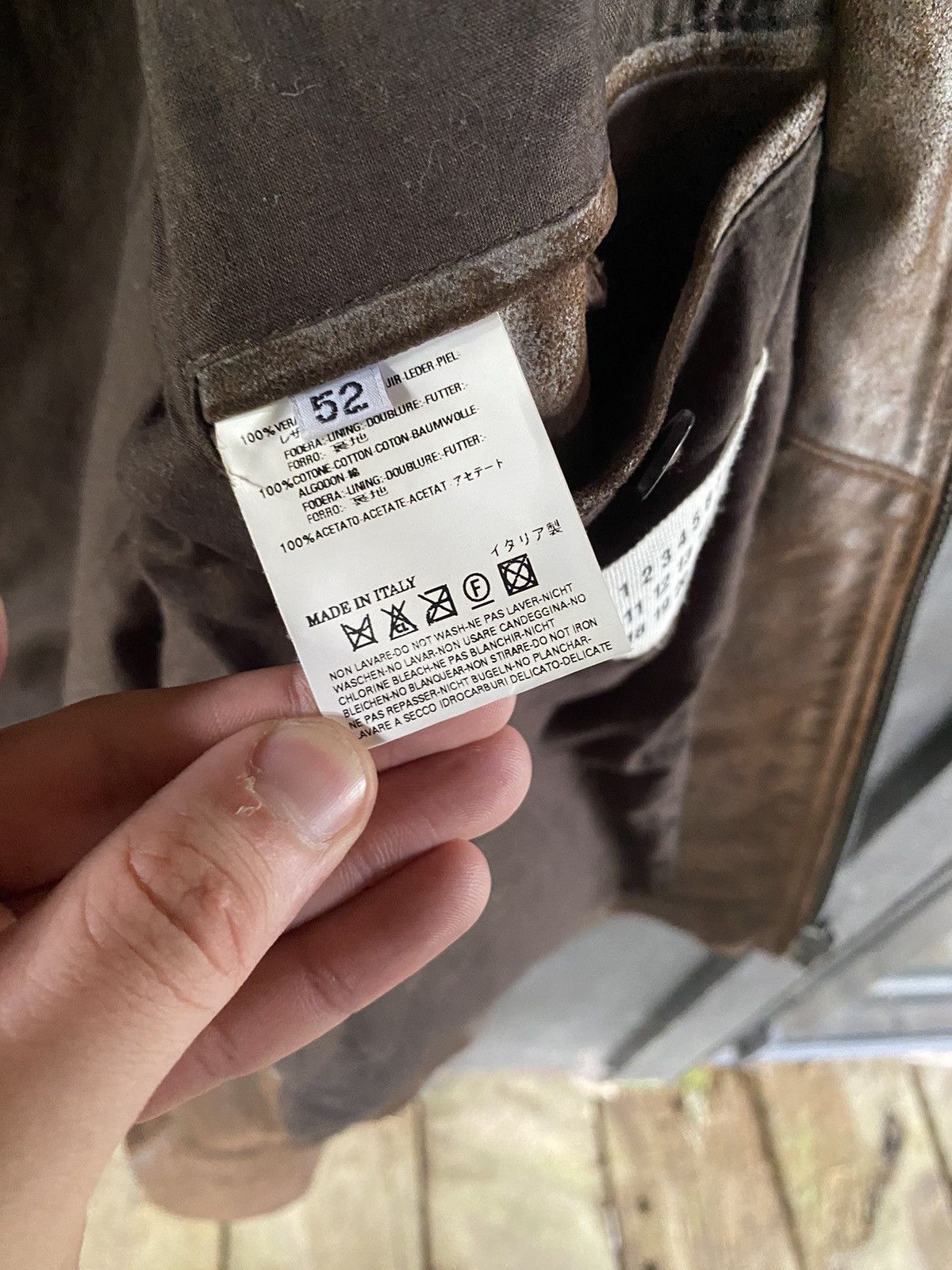Maison Margiela 2011 Martin Margiela 5 Zip Waxed Leather Jacket Size US L / EU 52-54 / 3 - 8 Thumbnail