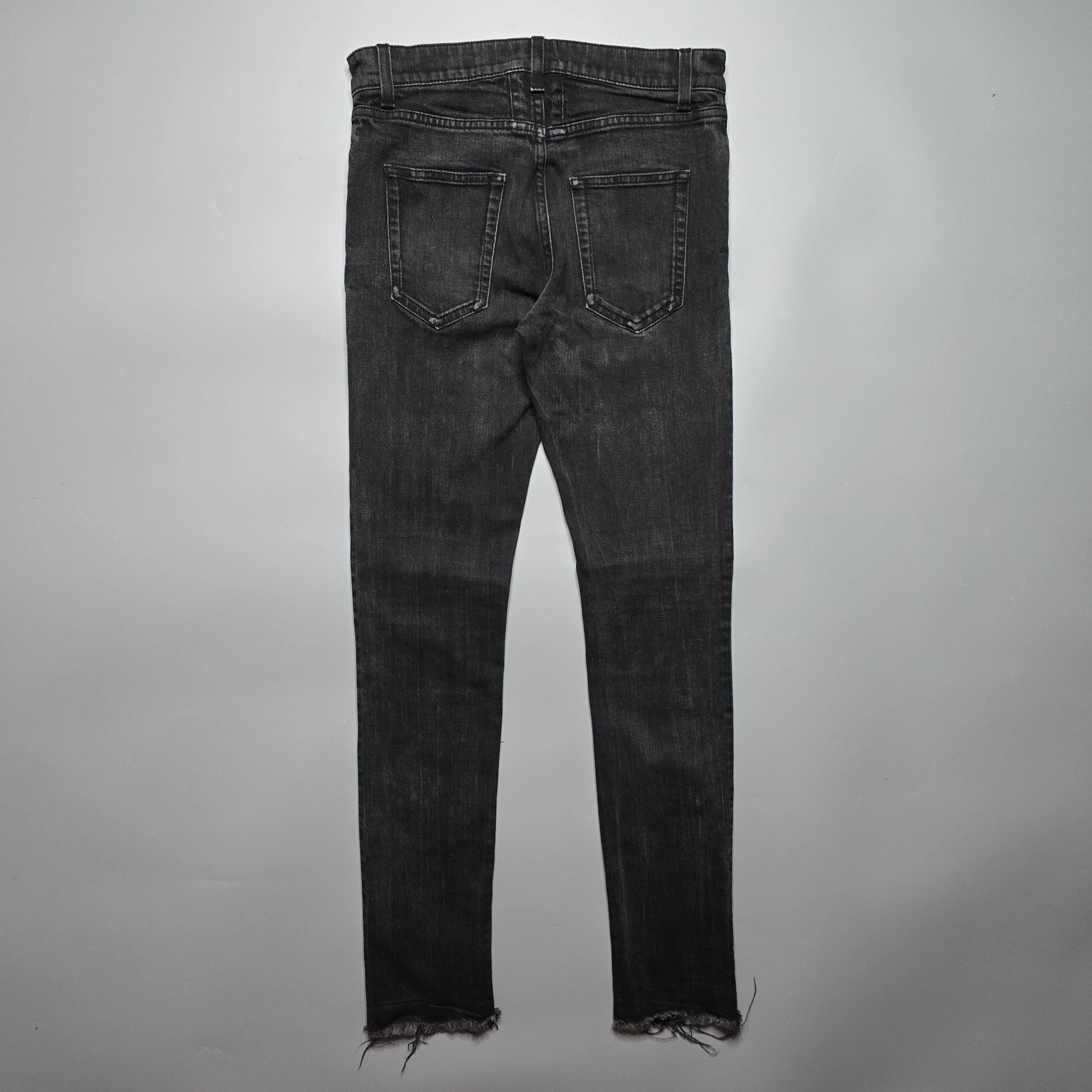 Saint Laurent Paris Saint Laurent - AW16 Runway Raw Hem Skinny Jeans Size US 28 / EU 44 - 2 Thumbnail