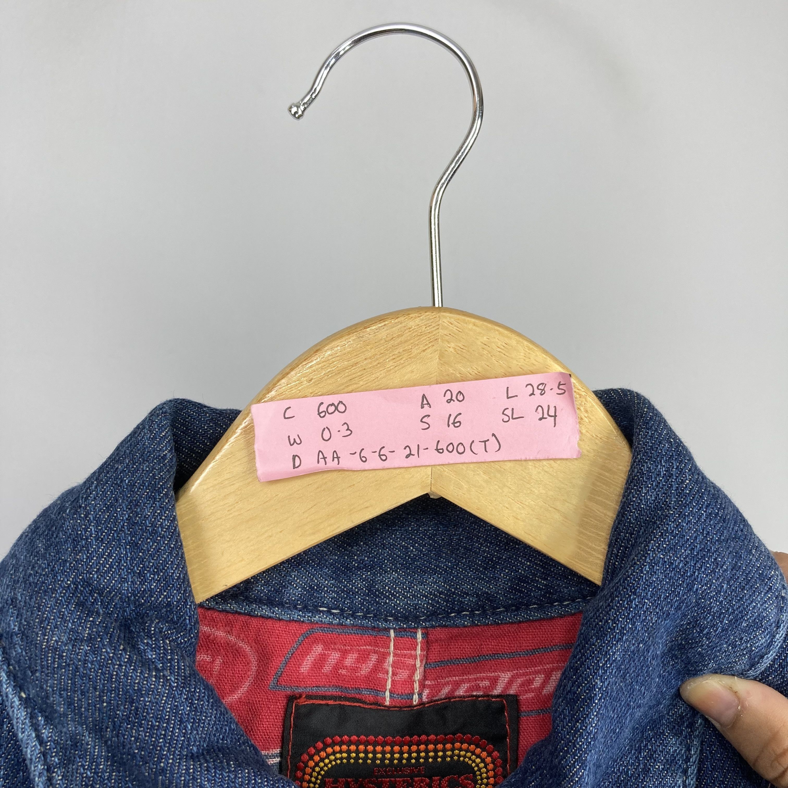 Hysteric Glamour Vintage HYSTERIC GLAMOUR Japanese Blue Denim Chore Jacket Size US L / EU 52-54 / 3 - 6 Thumbnail