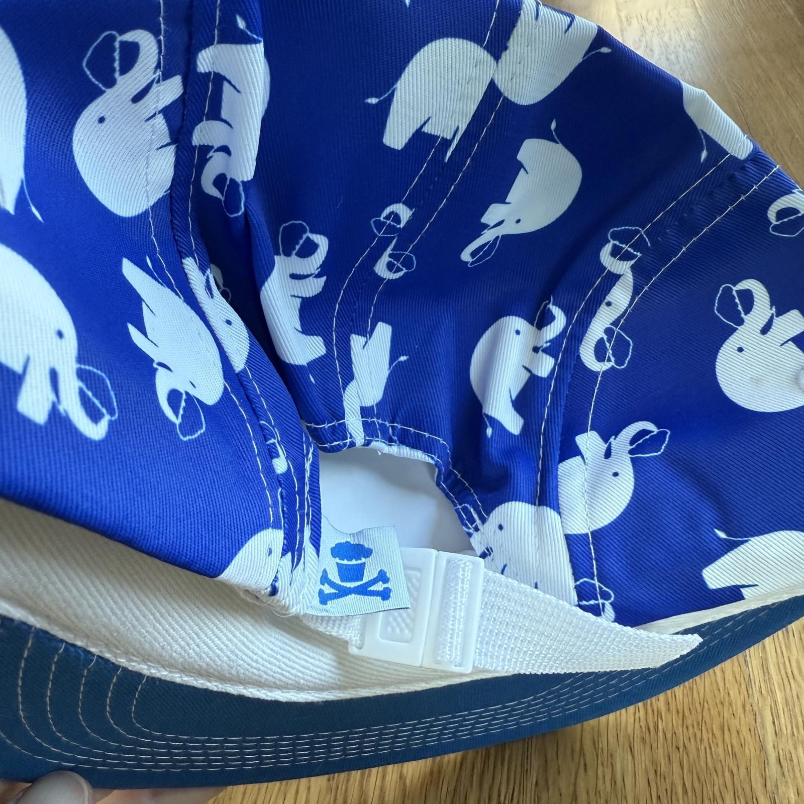 Unknown London Johnny Cupcakes Five Panel Hat with Elephant Pattern NWOT Size ONE SIZE - 2 Thumbnail