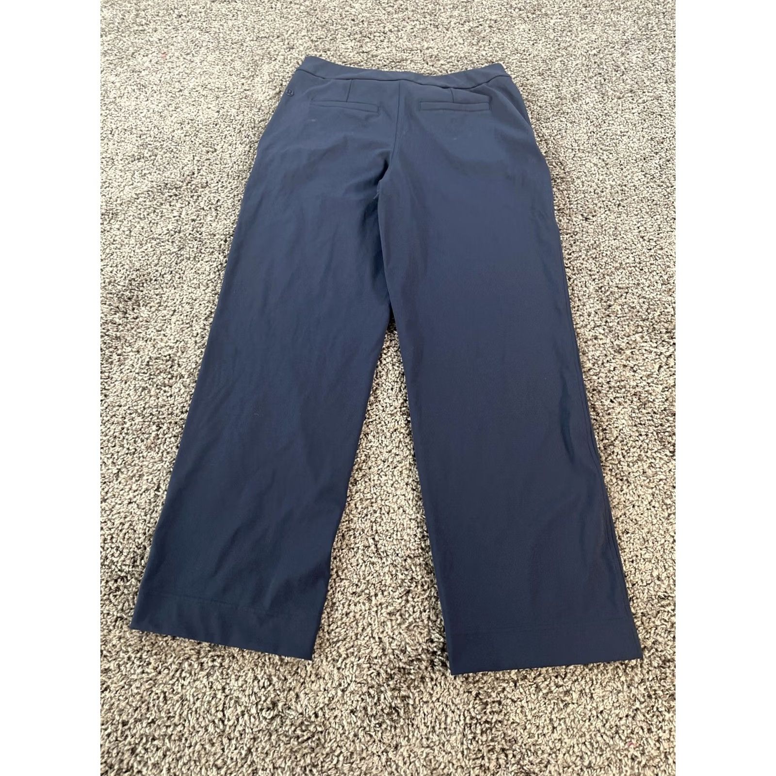 Lululemon Lululemon Pants Womens Large Wide-Leg Drawstring Crop Casual Lightweight Navy Blue Swift Mid Crop Baggy Size 36" / US 14 / IT 50 - 6 Thumbnail