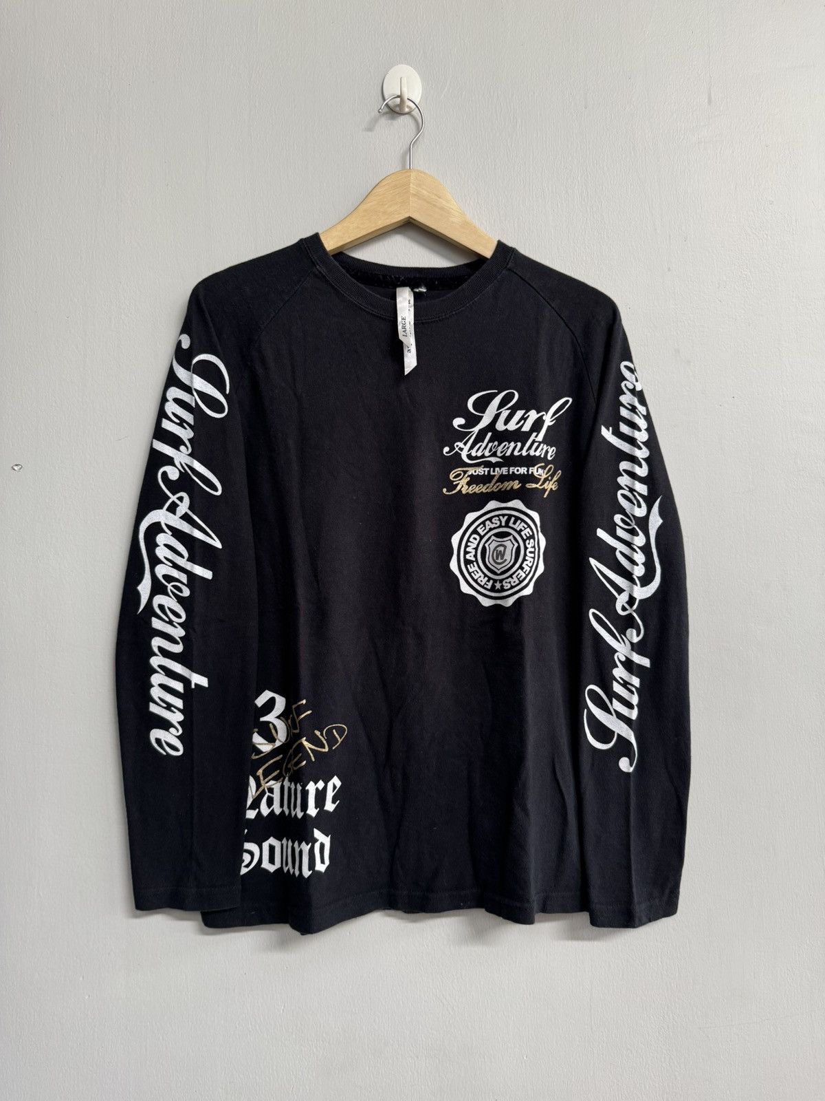 Japanese Brand VINTAGE JAPANESE Y2K BY RETRO ATTITUDE FREEDOM LIFE SHIRT Size US M / EU 48-50 / 2 - 1 Thumbnail