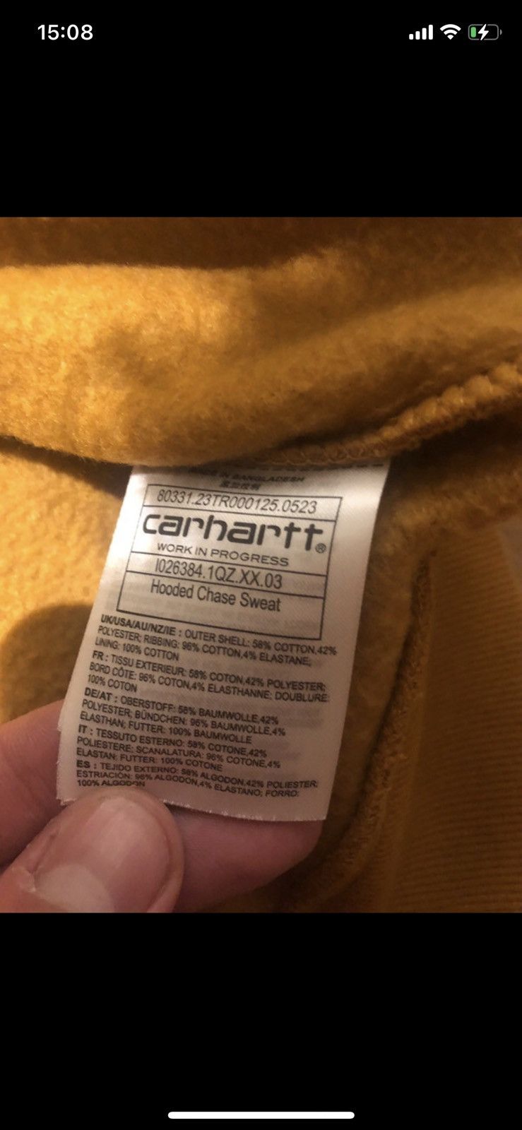 Carhartt carhartt hoddie Size US L / EU 52-54 / 3 - 4 Thumbnail