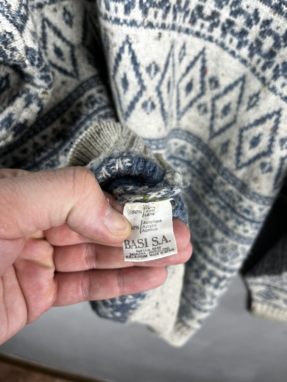 Lacoste × Vintage Lacoste knit sweater vintage 90s Size US L / EU 52-54 / 3 - 13 Thumbnail