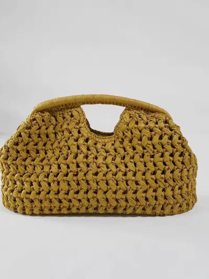 Other Elegant Woven Beach Vacation Summer Shoulder Handbag Bag Size ONE SIZE - 4 Thumbnail