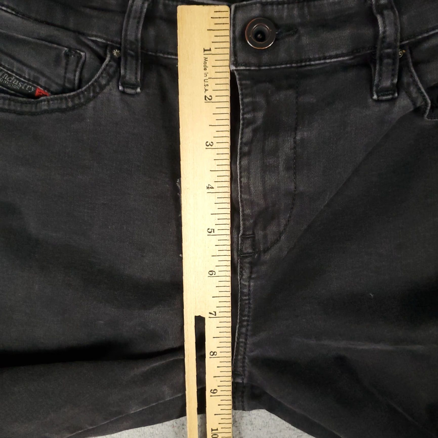 True Religion True Religion Jeans Womens 29x29.5 Gray Skinzee Slim Skinny Denim Pants Ladies* Size 29" - 4 Thumbnail