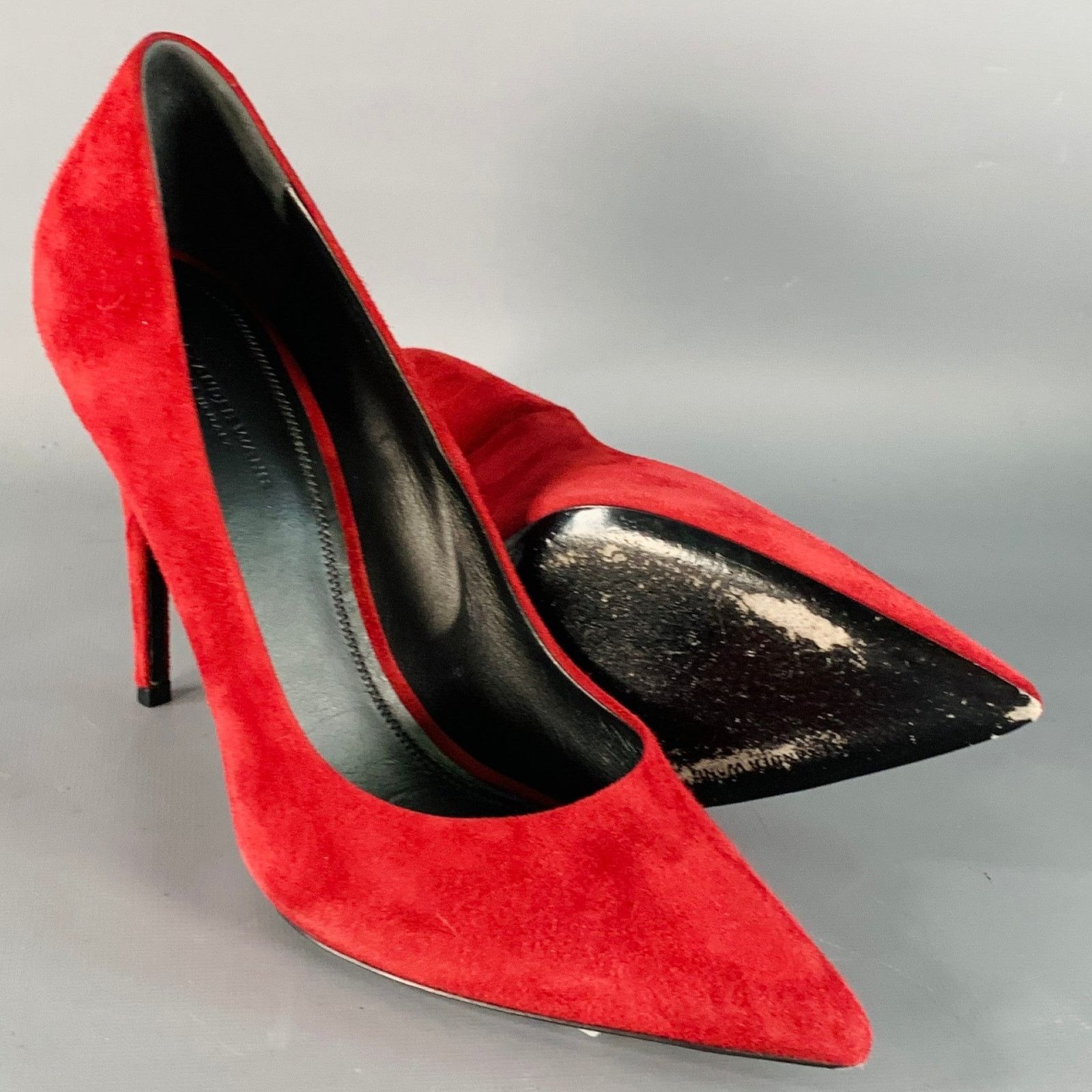 Alexander Wang ALEXANDER WANG Annika Suede Pointed Toe Stiletto Pumps Size US 9 / IT 39 - 5 Thumbnail