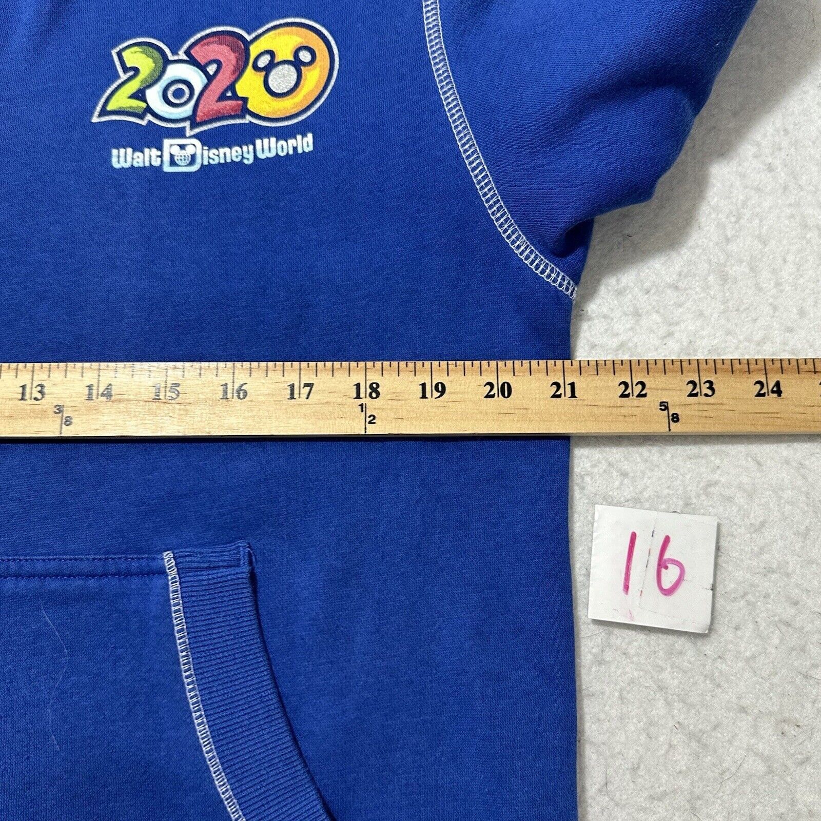 Disney Disney Medium Blue 2020 Full Zip Hoodie Sweatshirt Size US M / EU 48-50 / 2 - 11 Thumbnail
