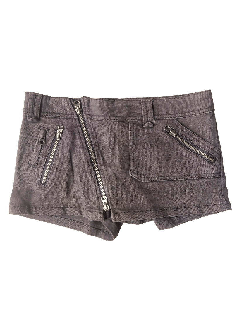 Hysteric Glamour Barak Korea Gothic Zipper Shorts – Brown Size 30" / US 8 / IT 44 - 1 Thumbnail