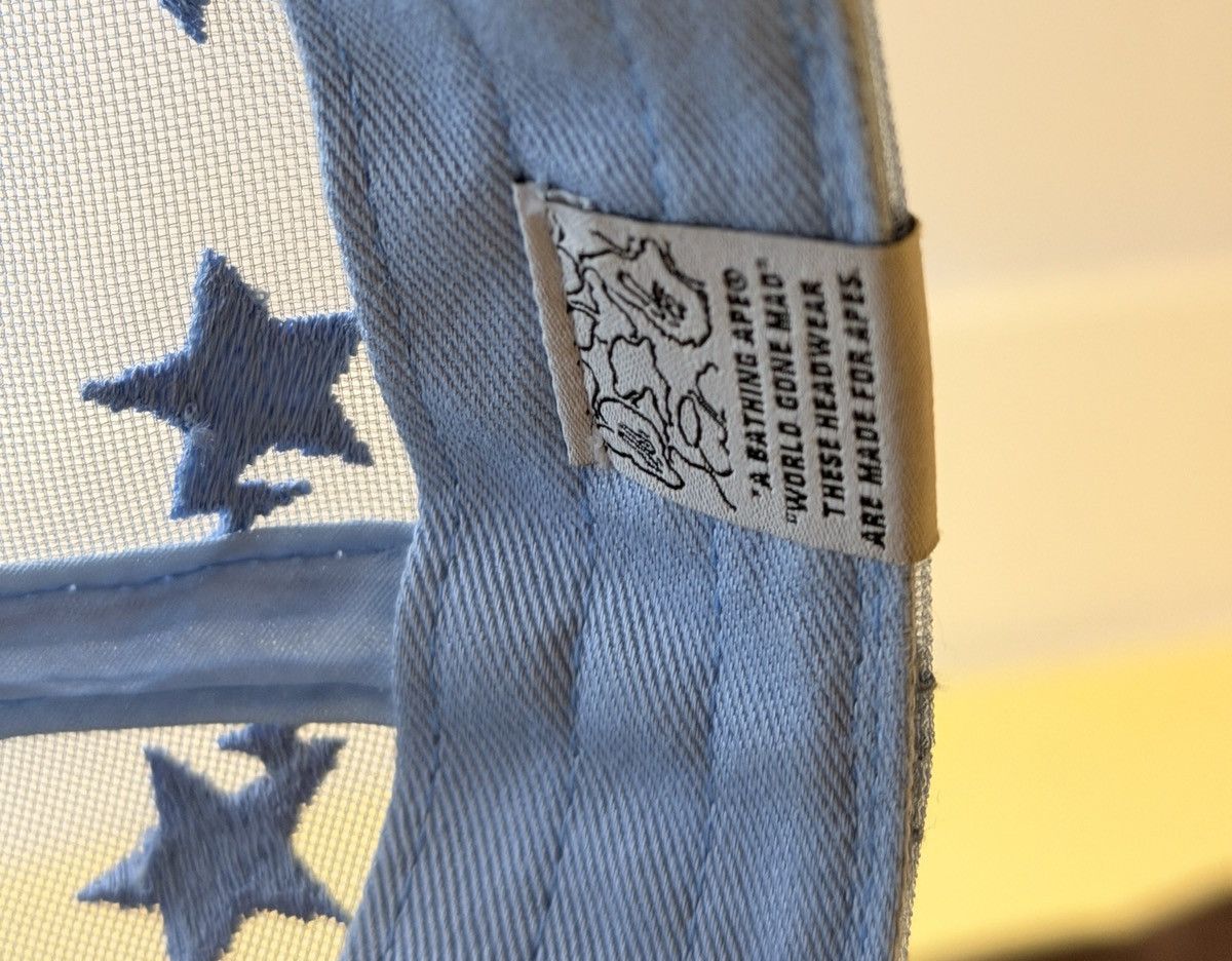 Bape New Bape Sta Mesh Cap Light Blue Mens 1i20-180-003 Size ONE SIZE - 6 Thumbnail