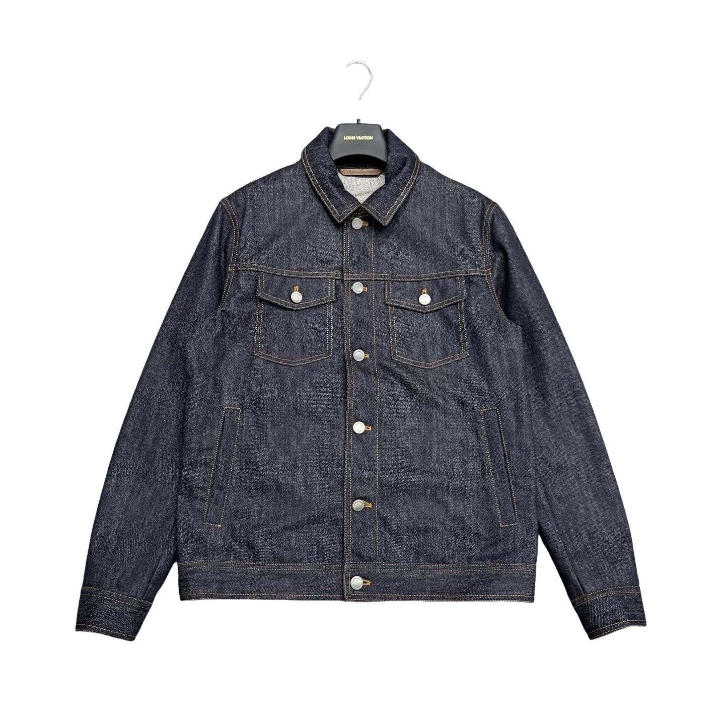 Ermenegildo Zegna Ermenegildo Zegna Trofeo Wool Denim Jacket Size 48 Size US M / EU 48-50 / 2 - 1 Thumbnail