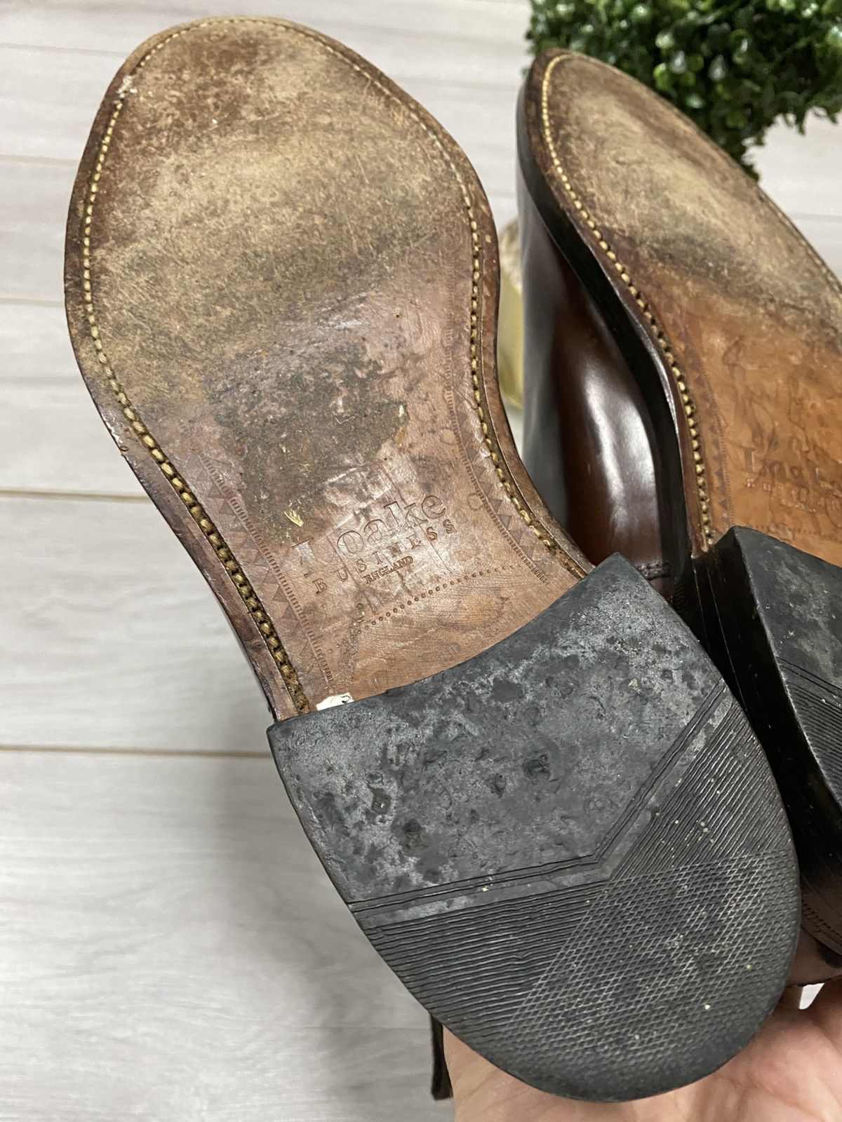 Loake Loake Wareing Leather Boots Chelsea Shoes Brown Size US 8.5 / EU 41-42 - 12 Thumbnail