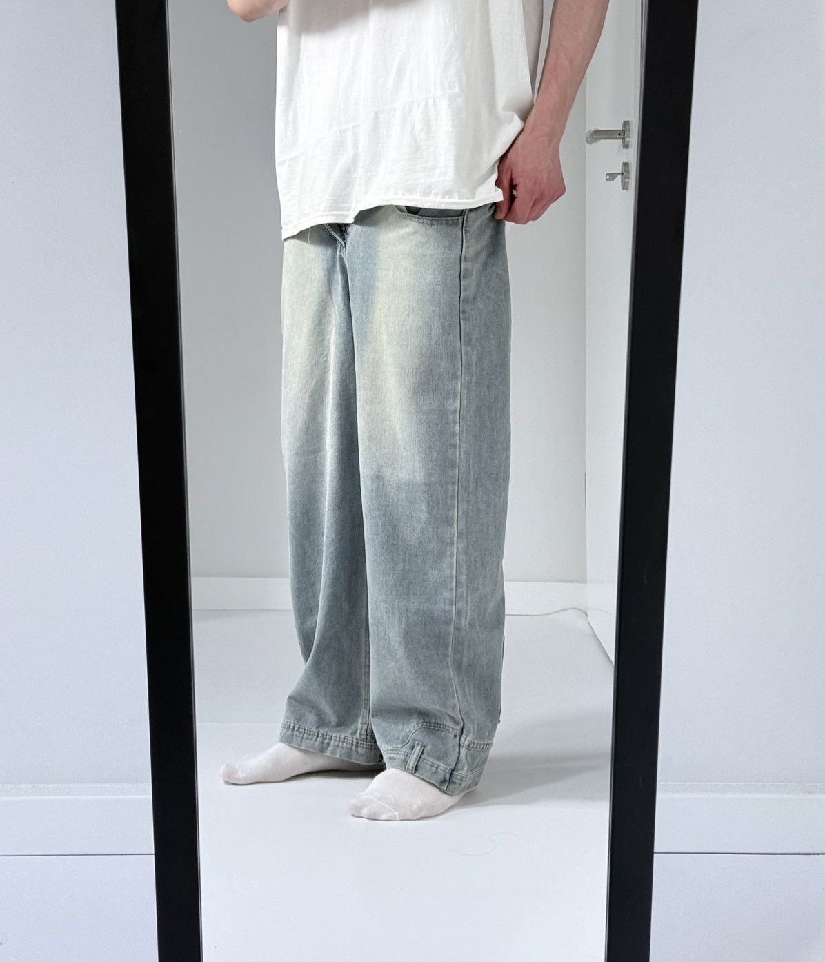 Other Vintage avantgarde Y2K streetwear opium wide jeans Size US 30 / EU 46 - 5 Thumbnail