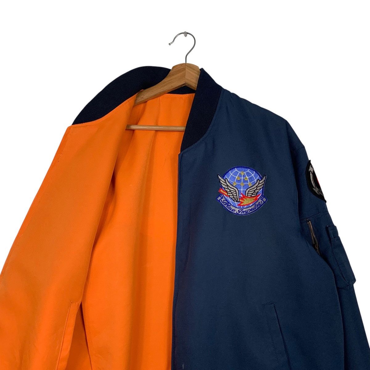 Japanese Brand BLUE IMPULSE DOLPHIN RIDER Reversible Jacket #2042-C88 Size US XL / EU 56 / 4 - 11 Thumbnail