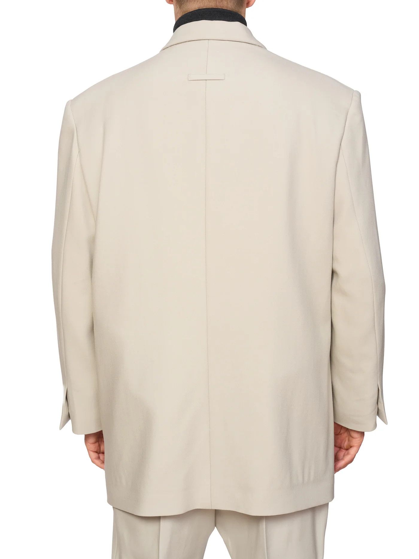 Fear of God FEAR OF GOD Eternal Beige Wool Double Breasted Suit Jacket Size 40R - 2 Thumbnail