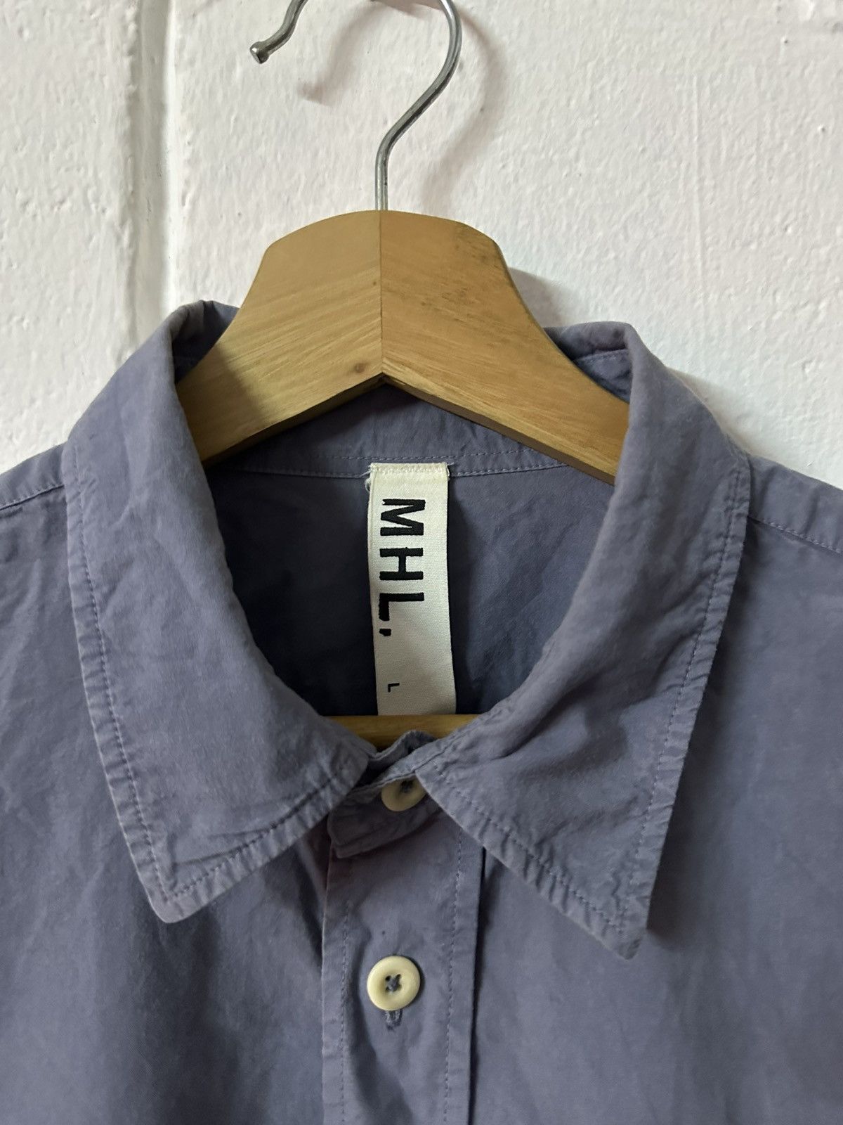 Margaret Howell Margaret Howell Mens Single Pocket Button-up S/L Shirt Size US M / EU 48-50 / 2 - 4 Thumbnail