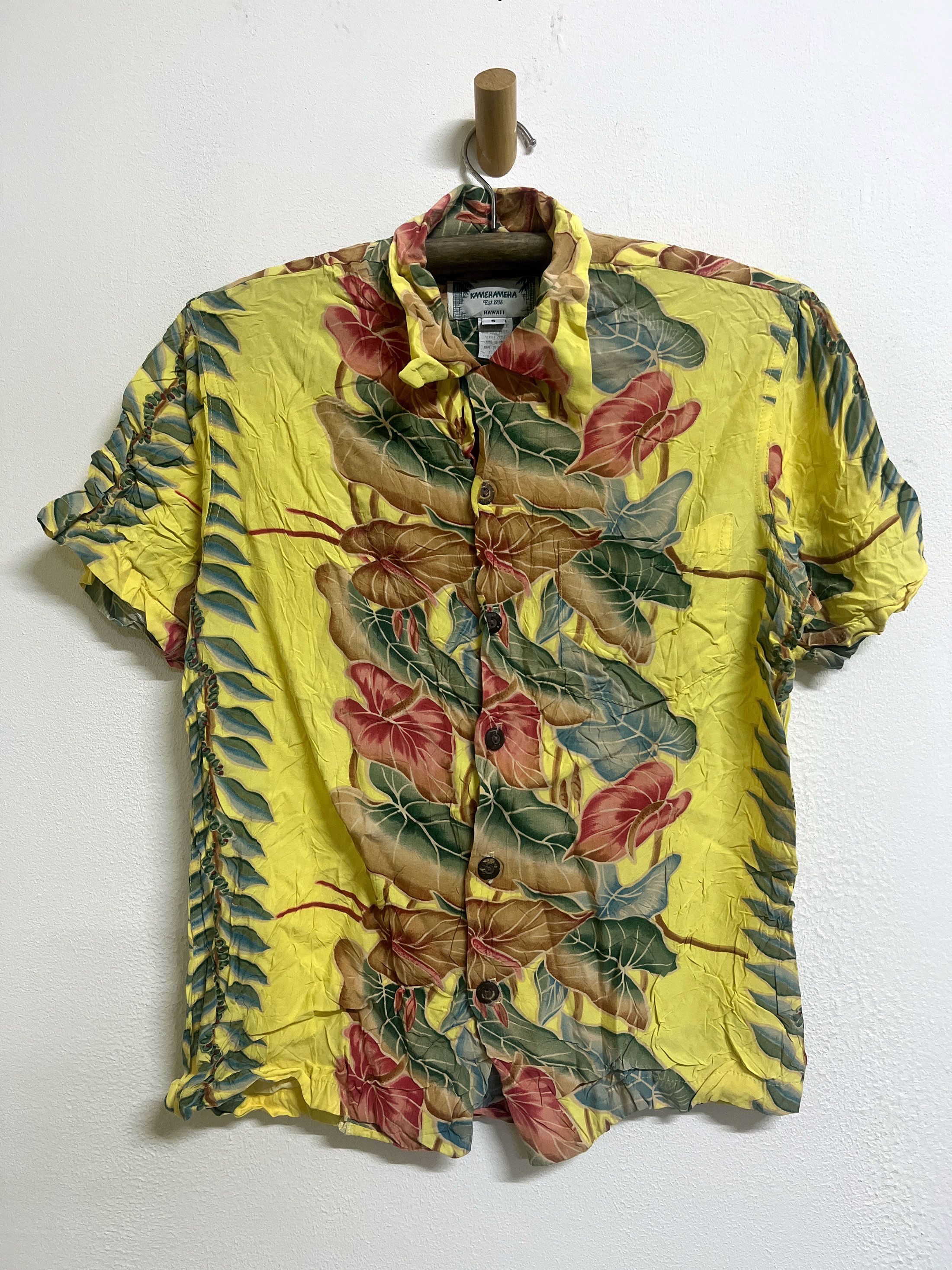 Individualized Shirts Vintage Kamehameha Short Sleeve Hawaii Hawaiian Size US S / EU 44-46 / 1 - 1 Thumbnail