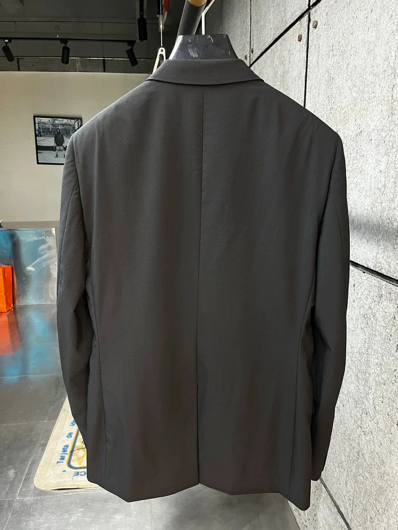 Dior Dior Black wool single-breasted suit 2502-Nextarrow Size 52R - 4 Thumbnail