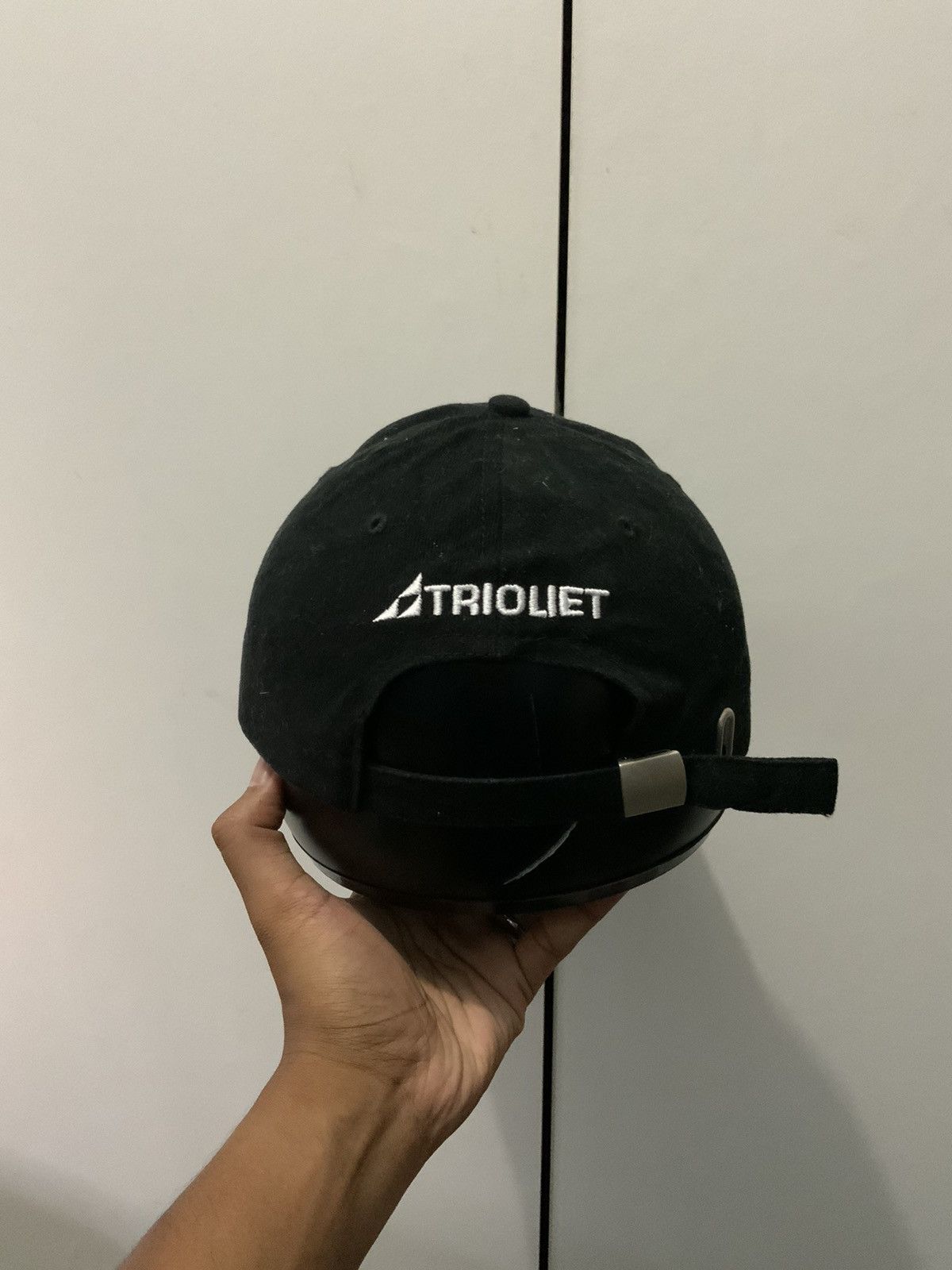 Japanese Brand Trioliet Spellout Black Hat Size ONE SIZE - 4 Thumbnail