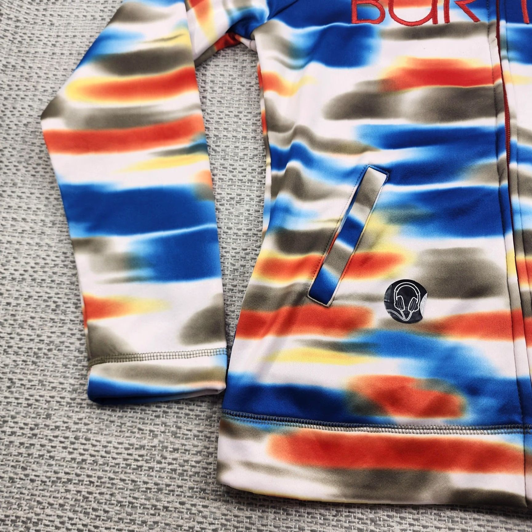 Burton Burton Hoodie Womens Large Multicolor Full Zip WB Peak Fleece Lined Snowboard Size L / US 10 / IT 46 - 3 Thumbnail