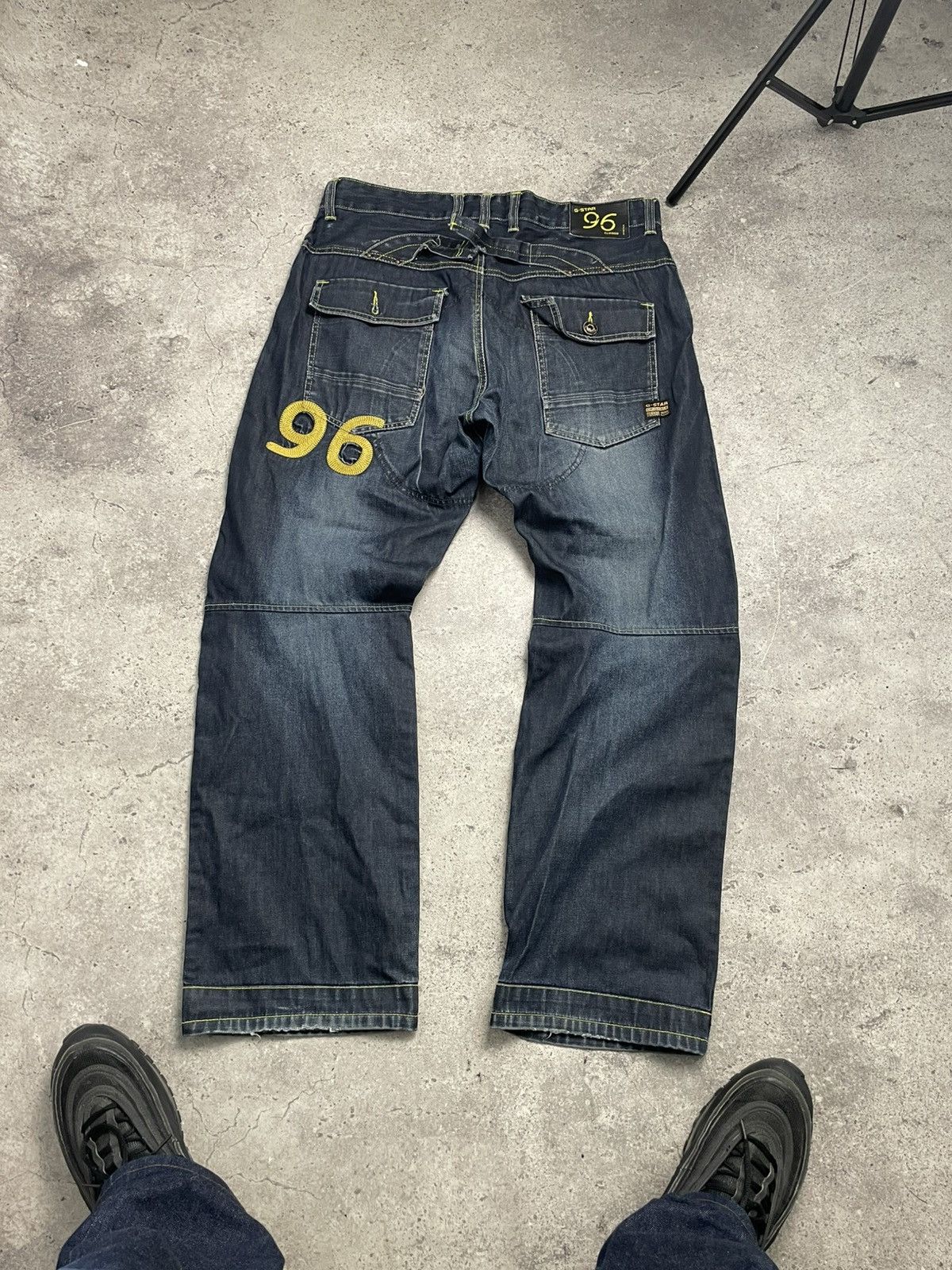 G-Star × Vintage G-Star Jeans Knee Patch Jeans Size US 36 / EU 52 - 1 Thumbnail