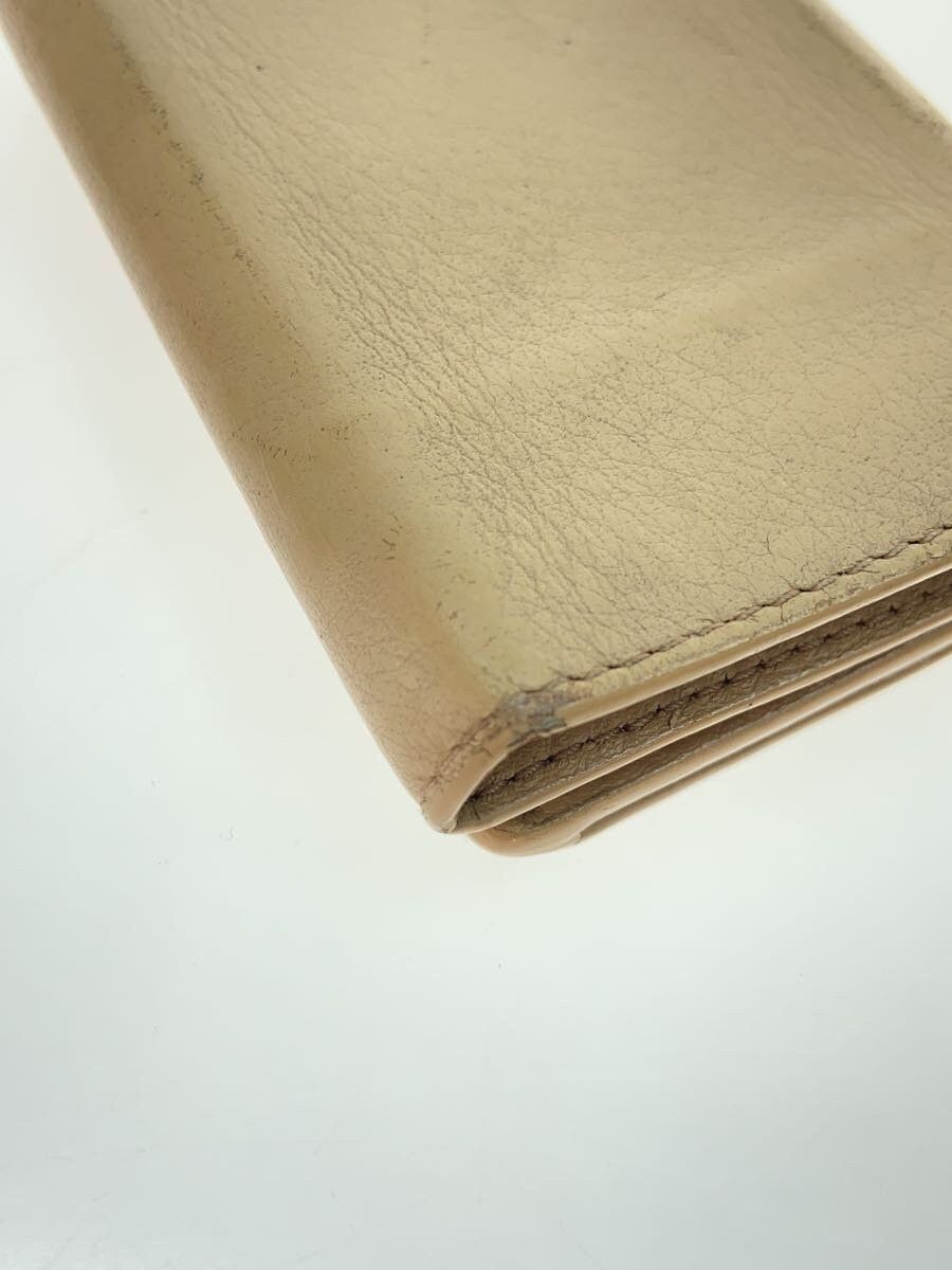 Balenciaga Balenciaga Leather Bi-Fold Wallet Beige Size ONE SIZE - 7 Thumbnail