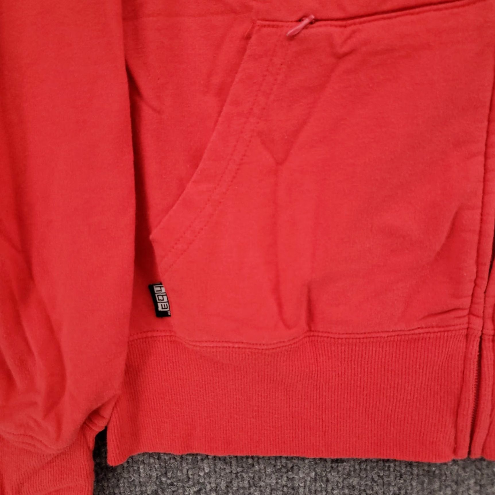 Vintage Hoodiebuddie Hoodie Womens L Red Full Zip Pockets Easy Care Zipper Hoodie Shirt Mens Womens Accessories Size L / US 10 / IT 46 - 3 Thumbnail