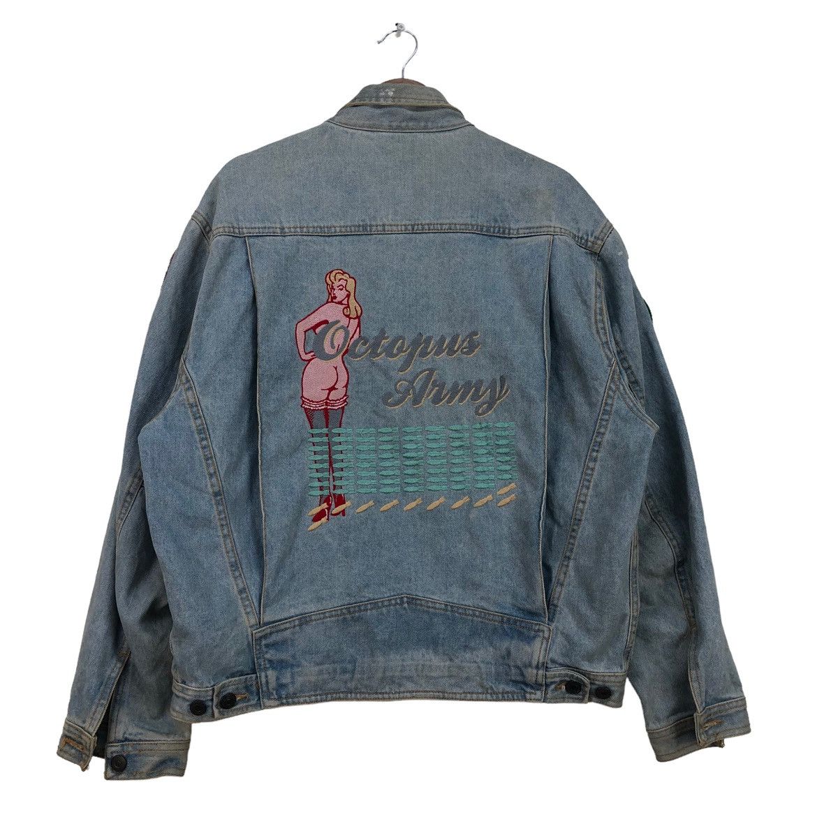 Octopus Army Embroidery Logo Inspired Hysteri Glamour